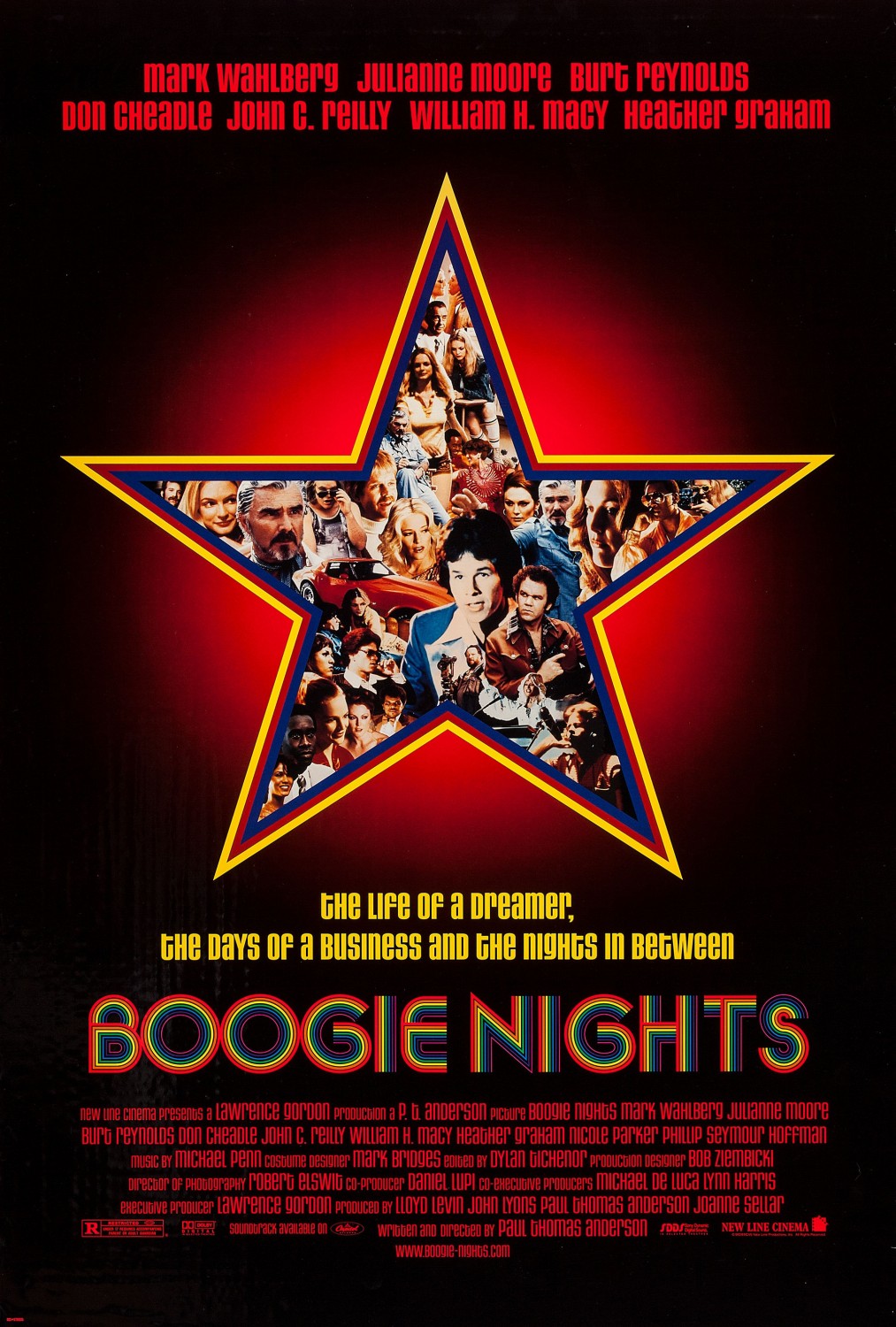 Extra Large Movie Poster Image for Boogie Nights (#1 of 6)