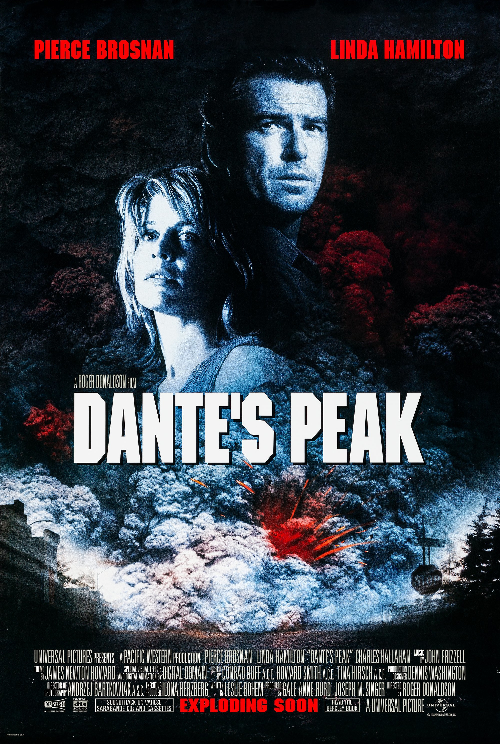 Mega Sized Movie Poster Image for Dante's Peak (#2 of 2)