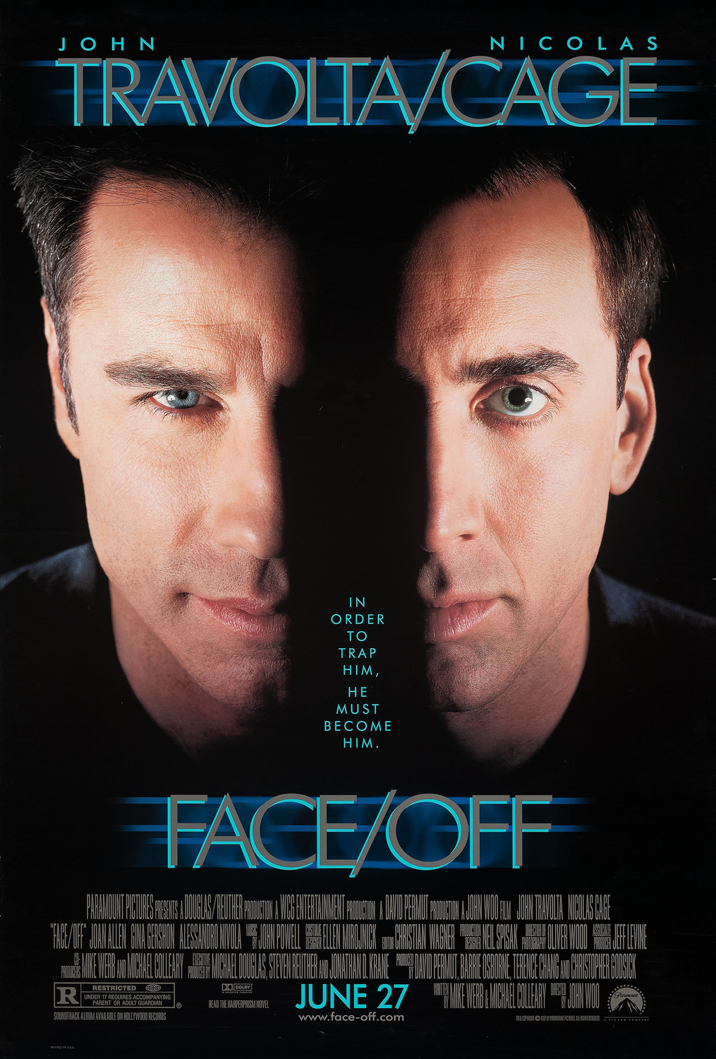 Extra Large Movie Poster Image for Face/Off (#1 of 6)