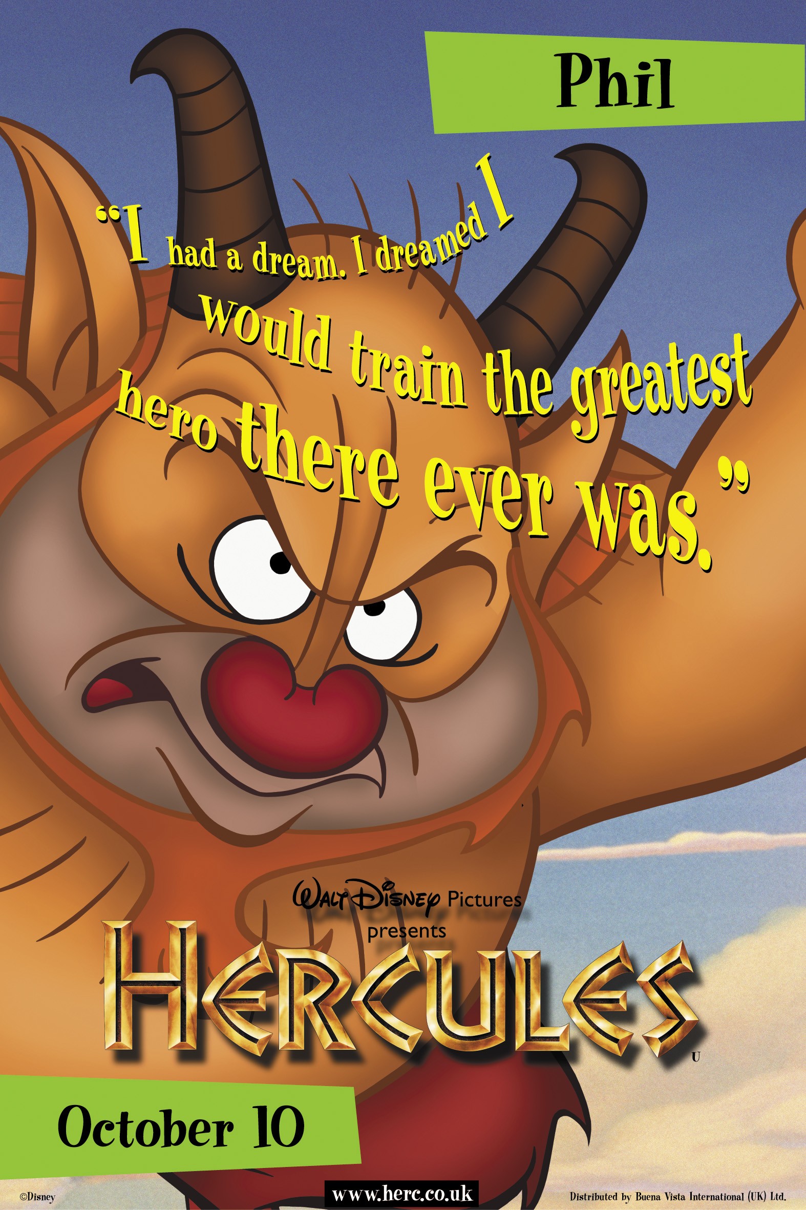 Mega Sized Movie Poster Image for Hercules (#11 of 13)