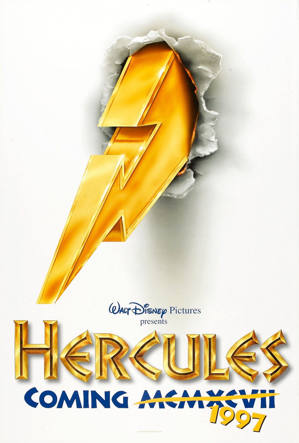 Extra Large Movie Poster Image for Hercules (#13 of 13)