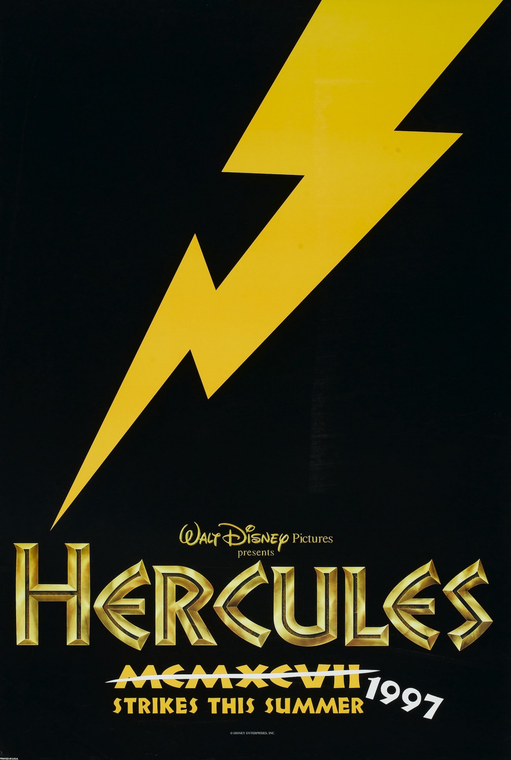 Extra Large Movie Poster Image for Hercules (#1 of 13)