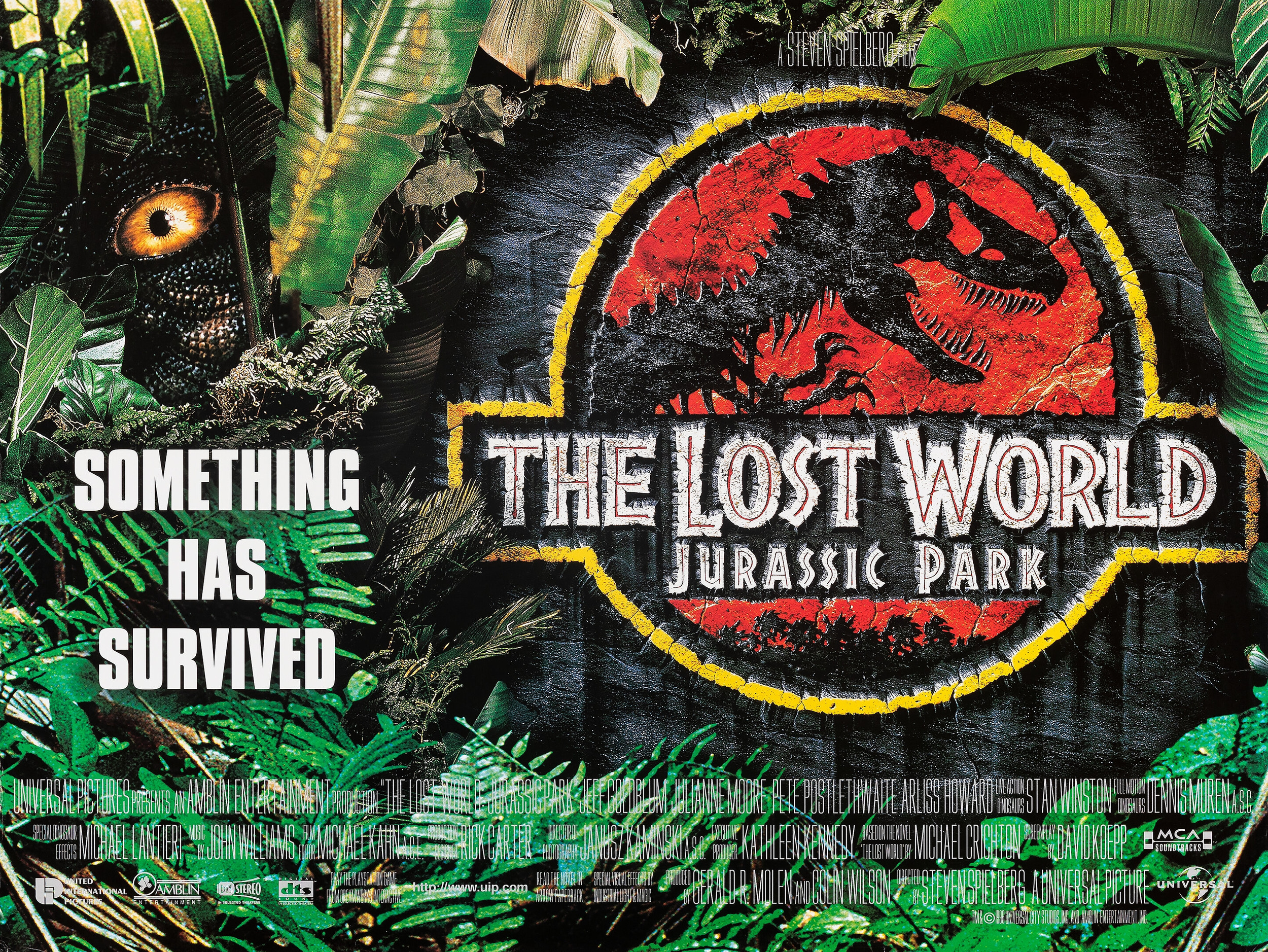 Mega Sized Movie Poster Image for The Lost World: Jurassic Park (#3 of 3)