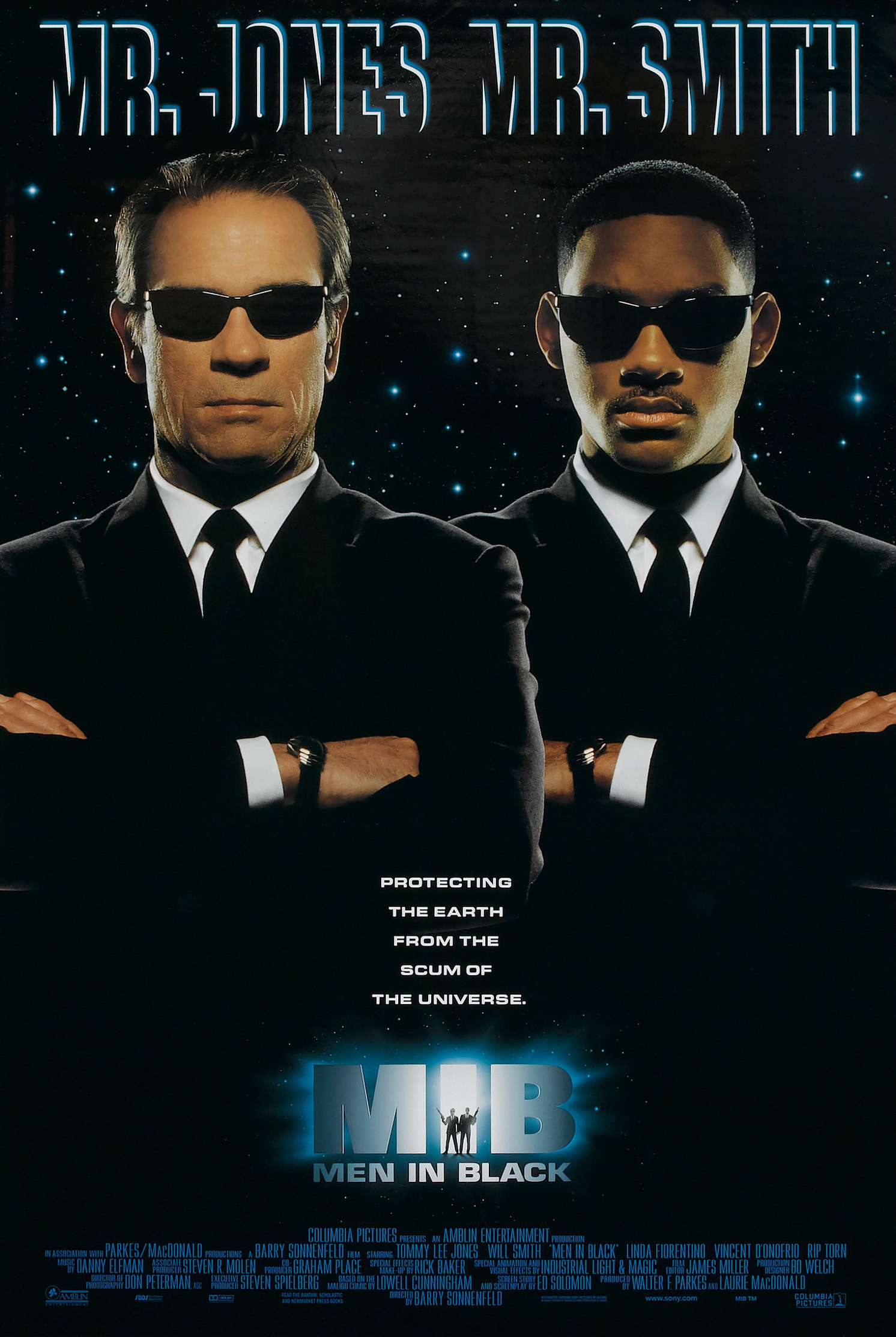 Mega Sized Movie Poster Image for Men In Black (#1 of 5)