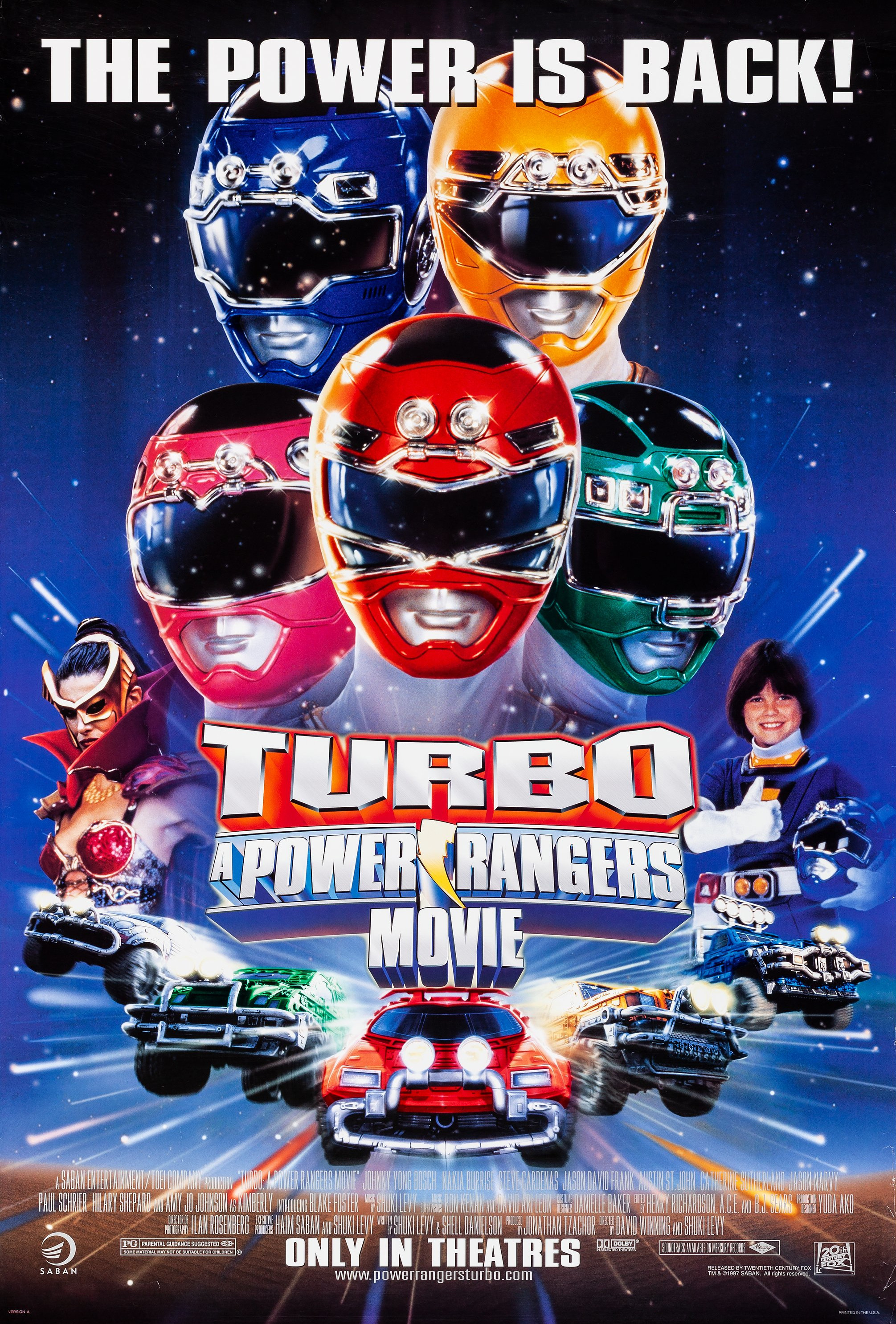 Mega Sized Movie Poster Image for Turbo: A Power Rangers Movie 