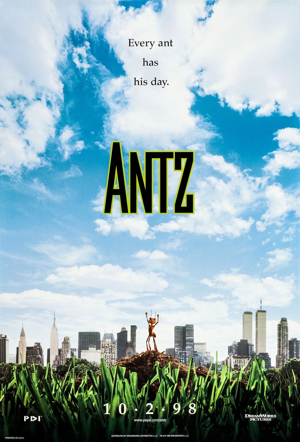 Extra Large Movie Poster Image for Antz (#3 of 8)