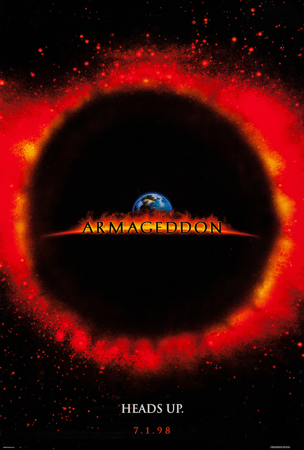 Extra Large Movie Poster Image for Armageddon (#2 of 9)