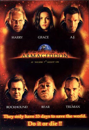 Armageddon Movie Poster