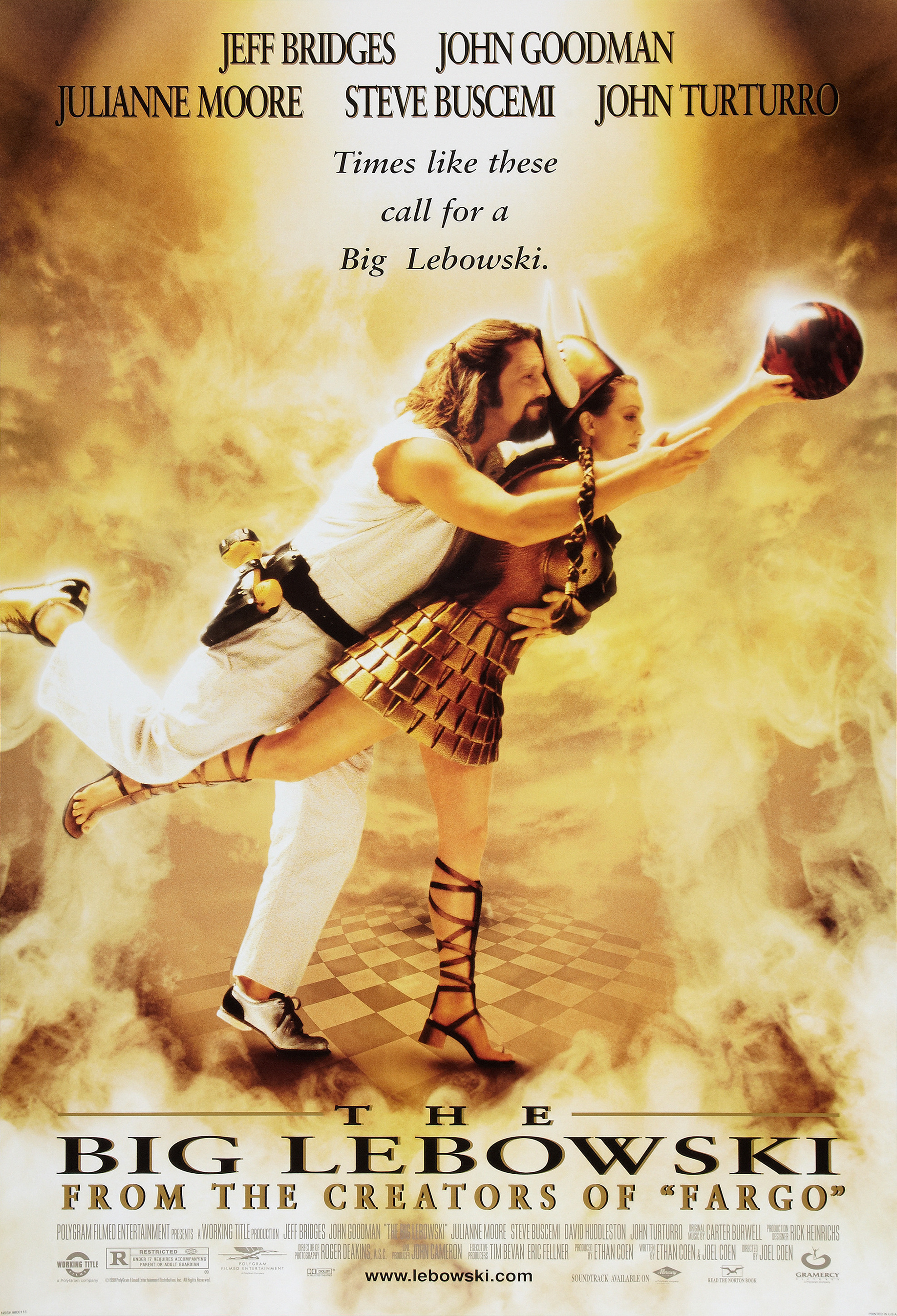 Mega Sized Movie Poster Image for The Big Lebowski (#1 of 5)