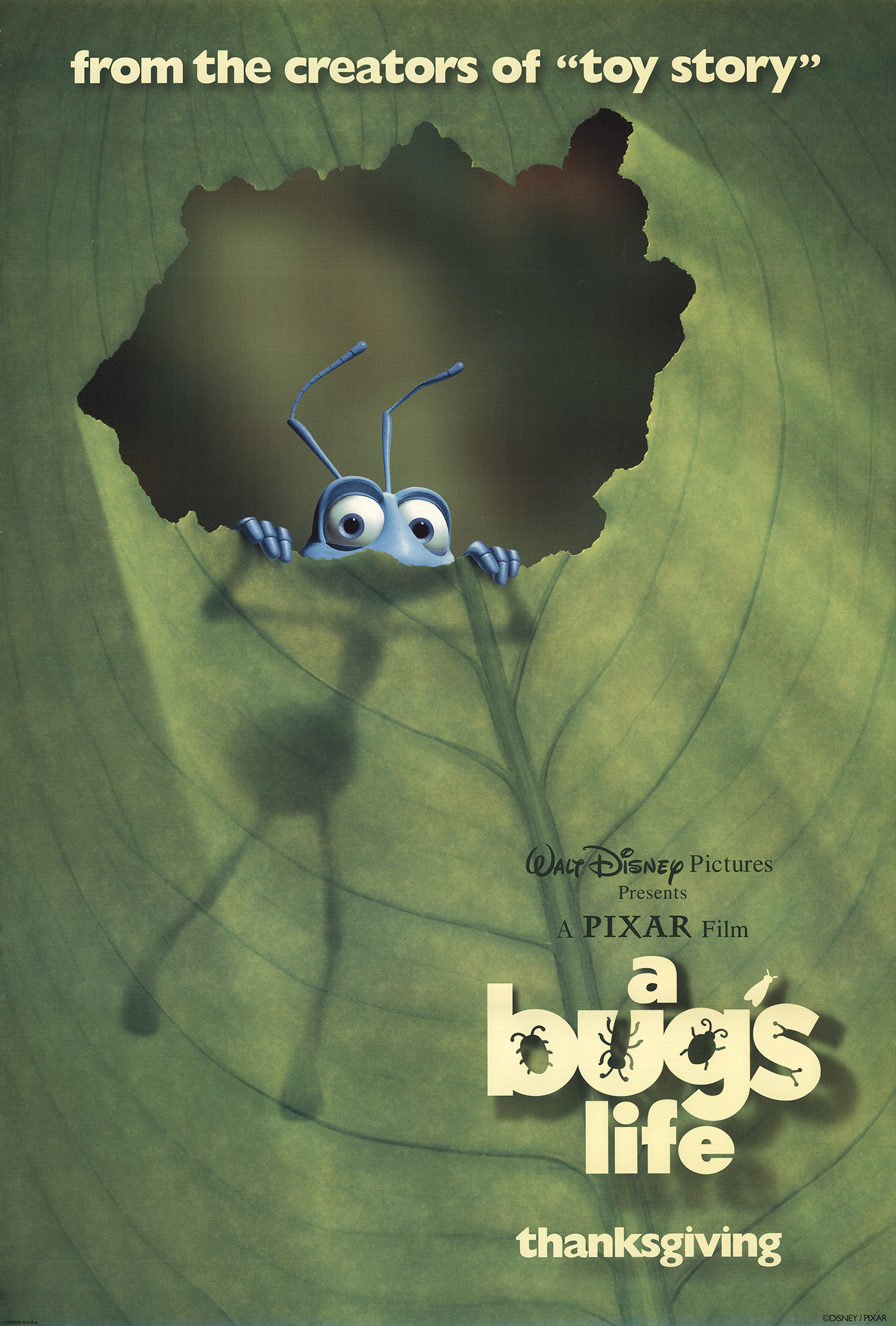 Mega Sized Movie Poster Image for A Bug's Life (#1 of 9)