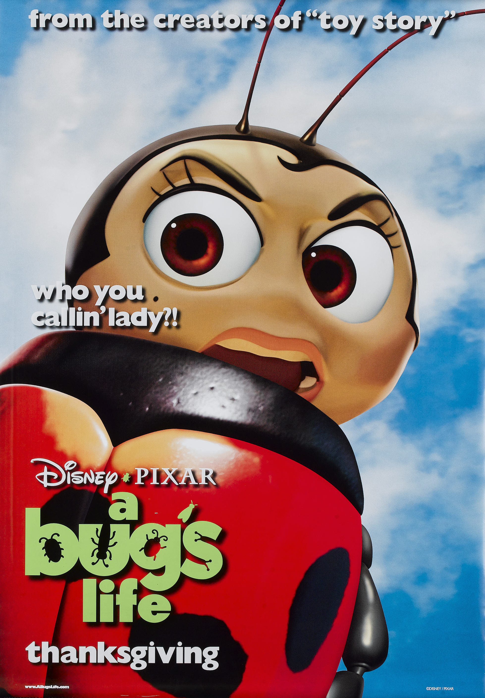 Mega Sized Movie Poster Image for A Bug's Life (#2 of 9)