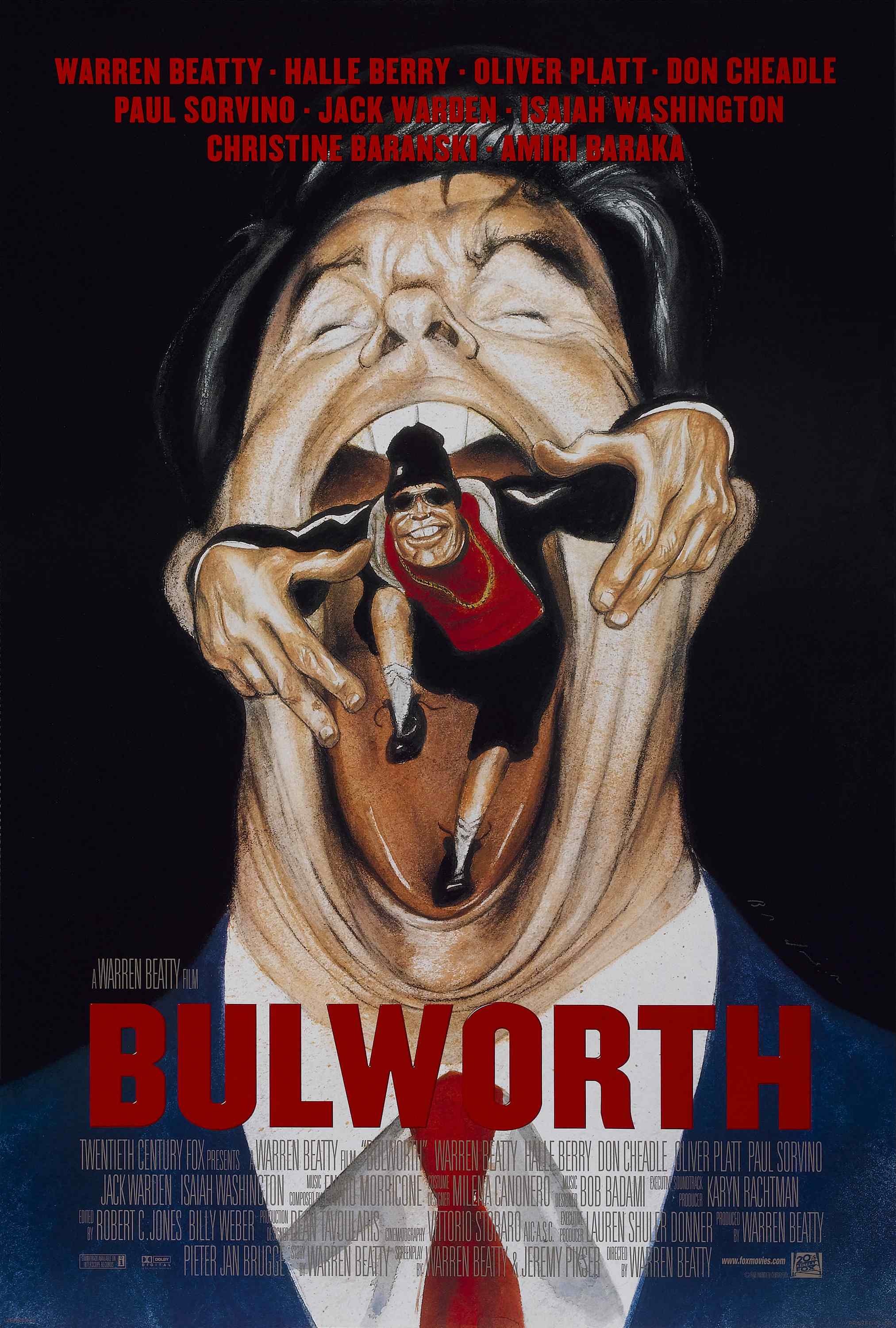 Mega Sized Movie Poster Image for Bulworth (#1 of 2)