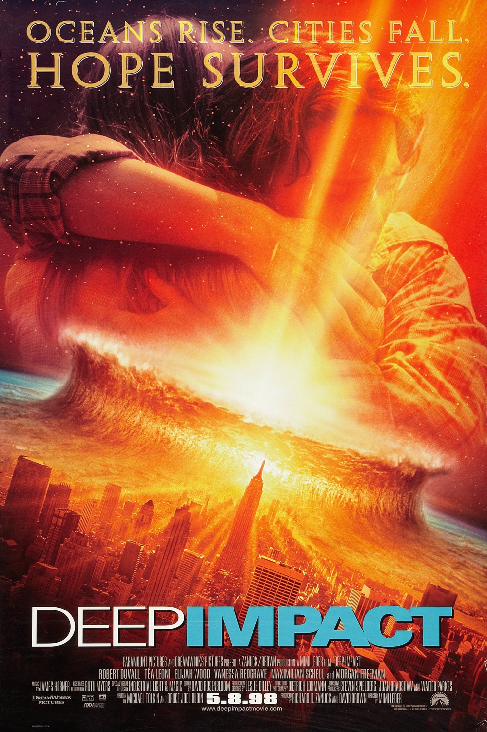 Extra Large Movie Poster Image for Deep Impact (#2 of 2)