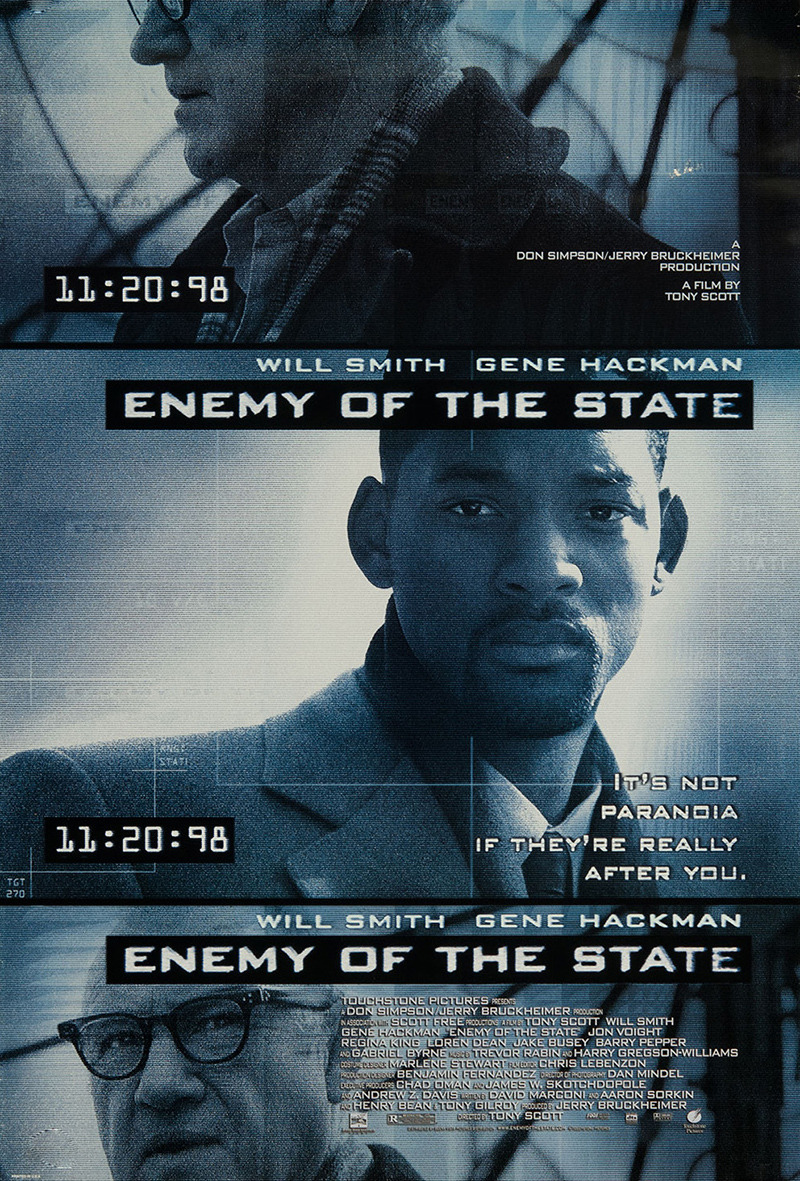 Extra Large Movie Poster Image for Enemy of the State 