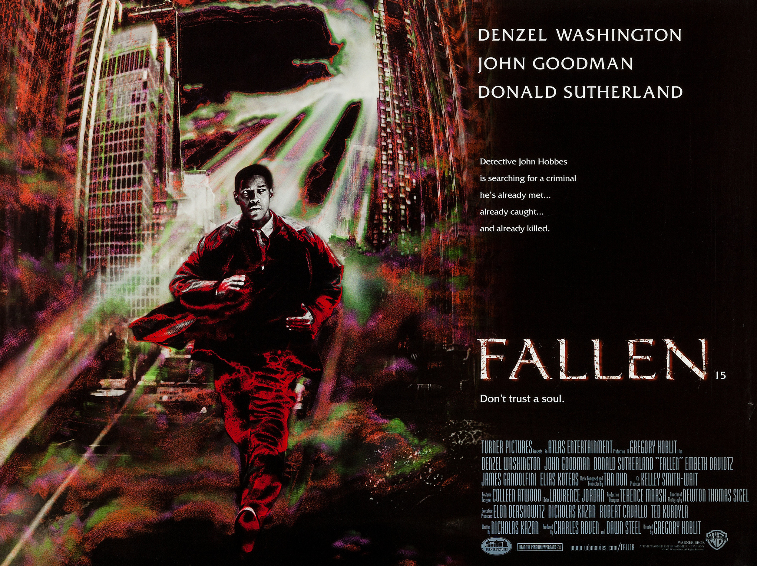 Mega Sized Movie Poster Image for Fallen (#2 of 3)