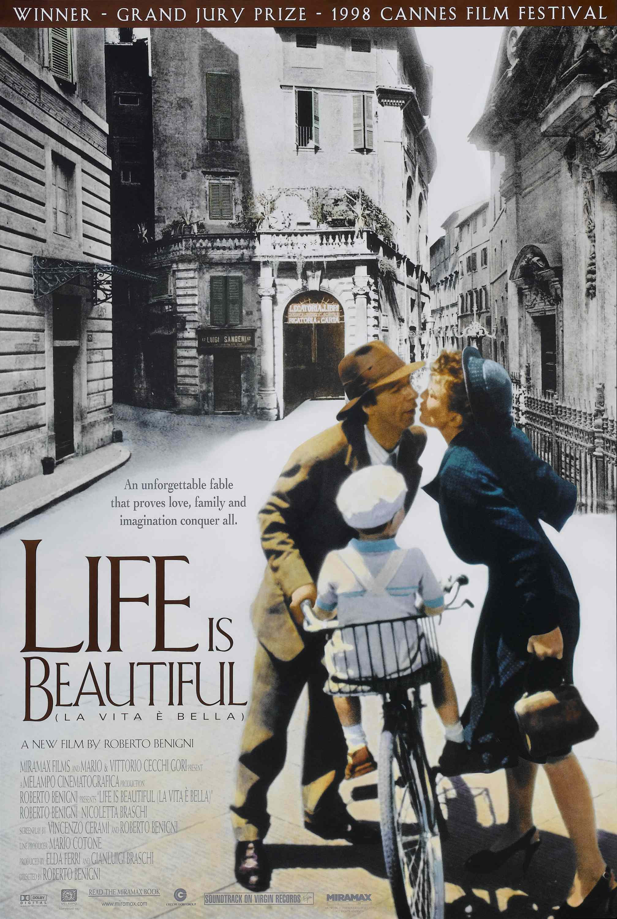 Mega Sized Movie Poster Image for Life is Beautiful (#1 of 2)