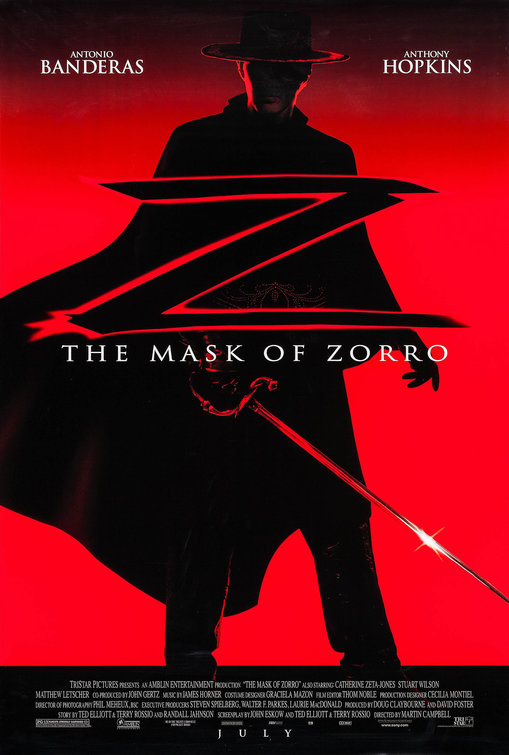 The Mask of Zorro Movie Poster