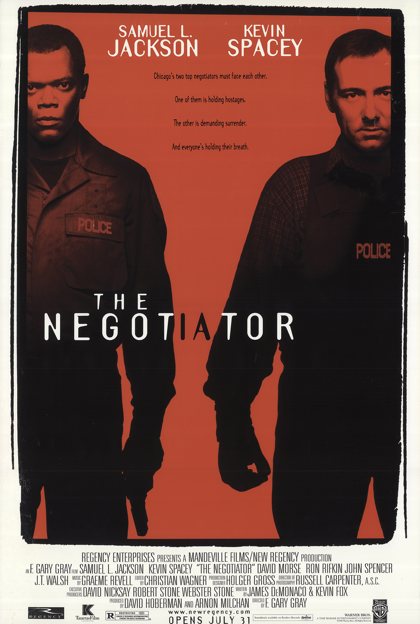 Mega Sized Movie Poster Image for The Negotiator 