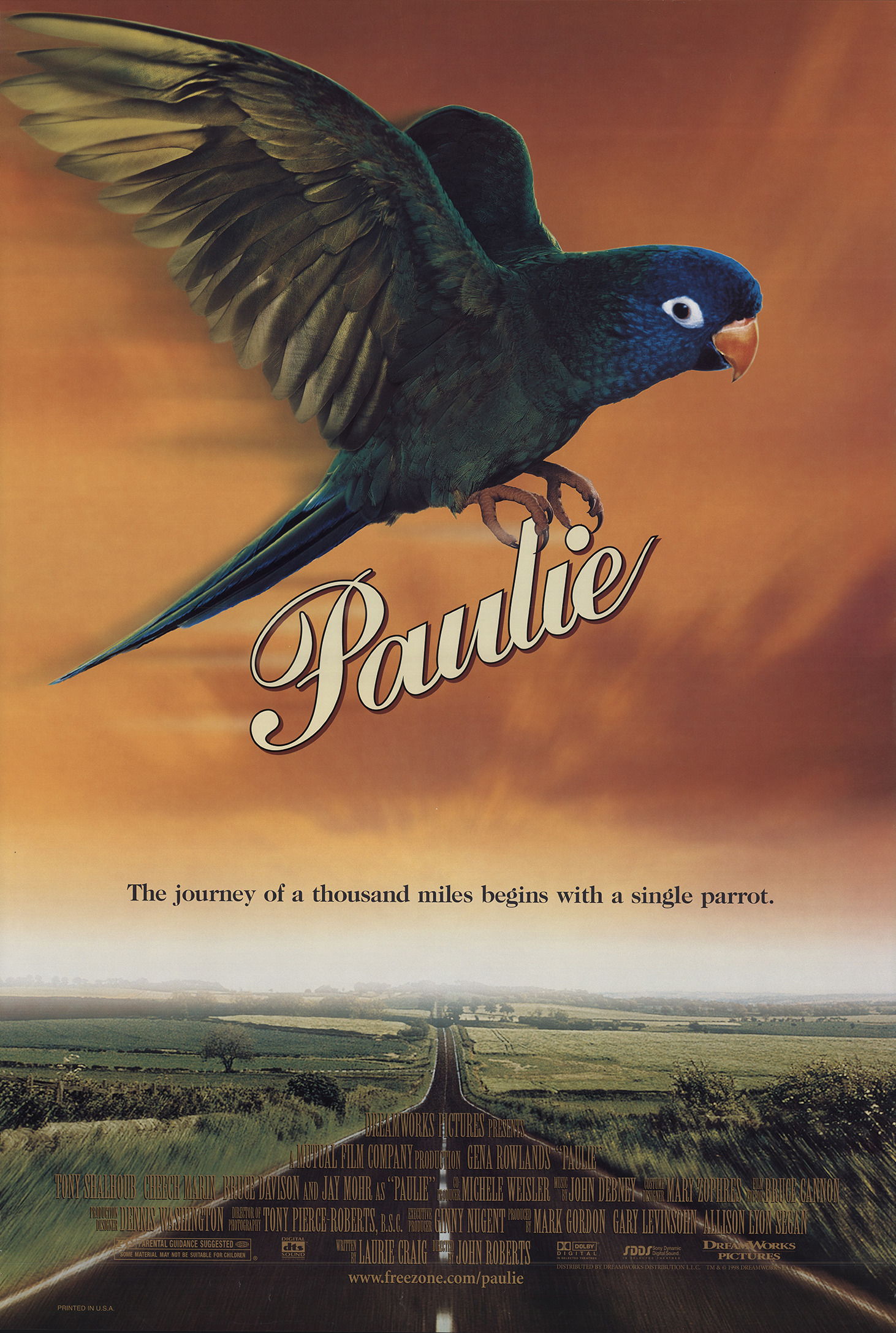 Mega Sized Movie Poster Image for Paulie (#3 of 3)