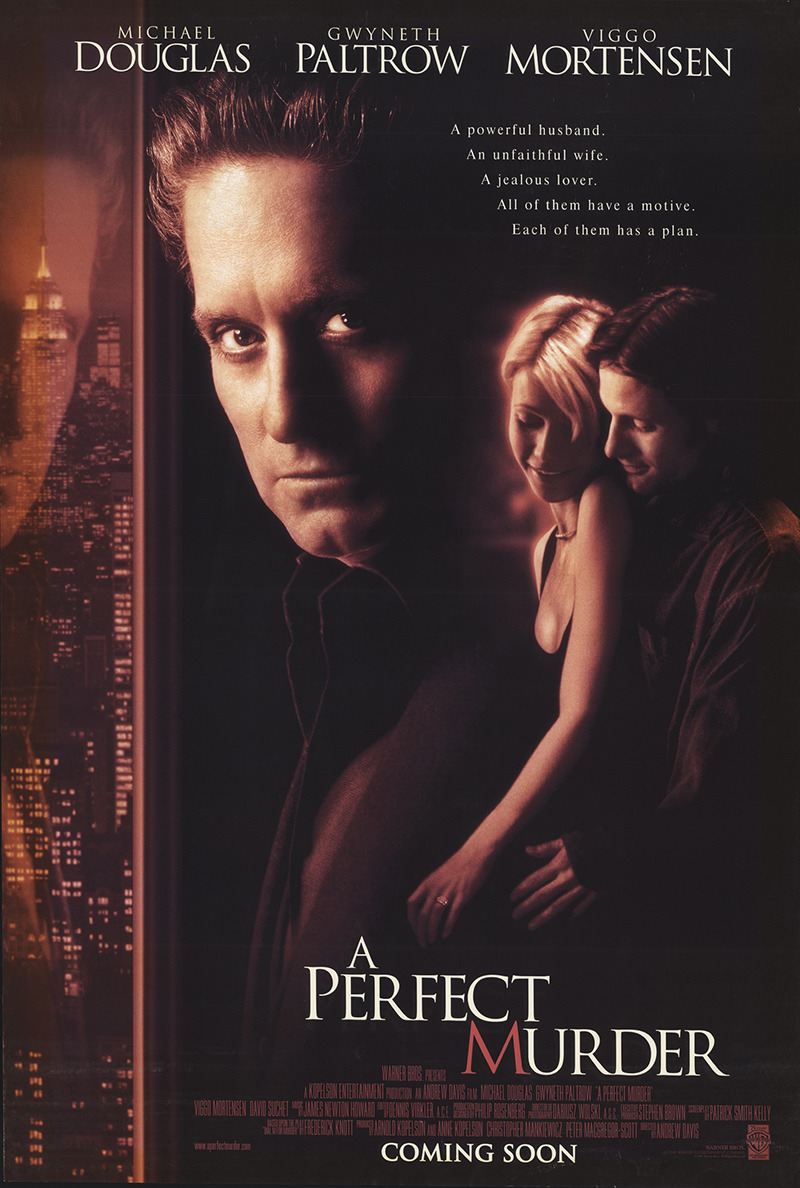 Extra Large Movie Poster Image for A Perfect Murder (#1 of 2)