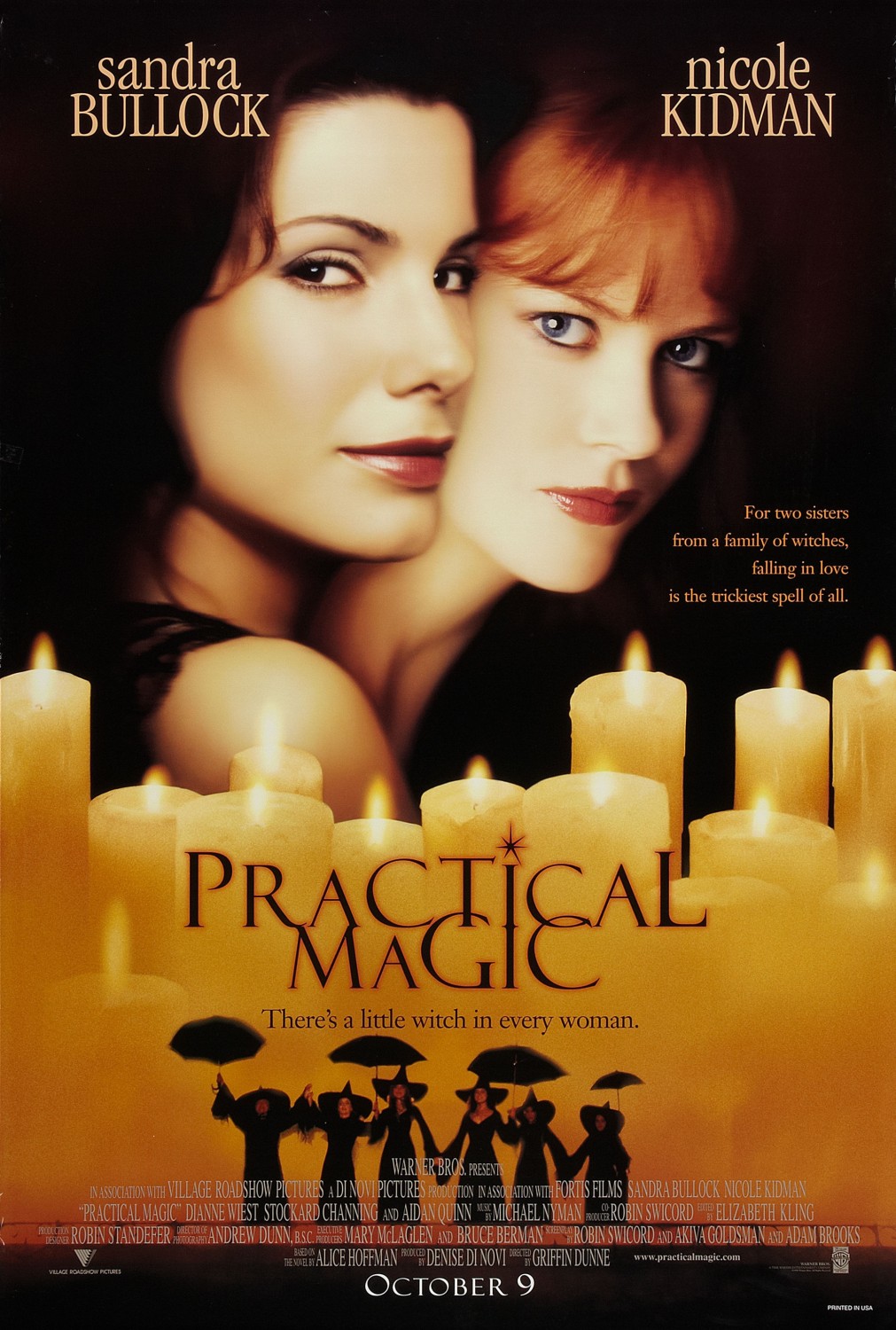 Extra Large Movie Poster Image for Practical Magic (#1 of 2)
