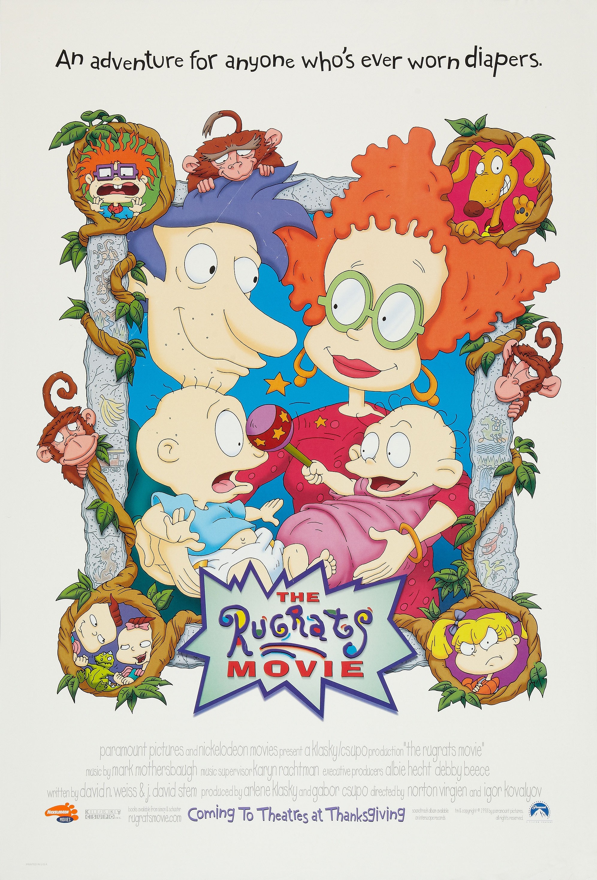 Mega Sized Movie Poster Image for The Rugrats Movie (#2 of 4)