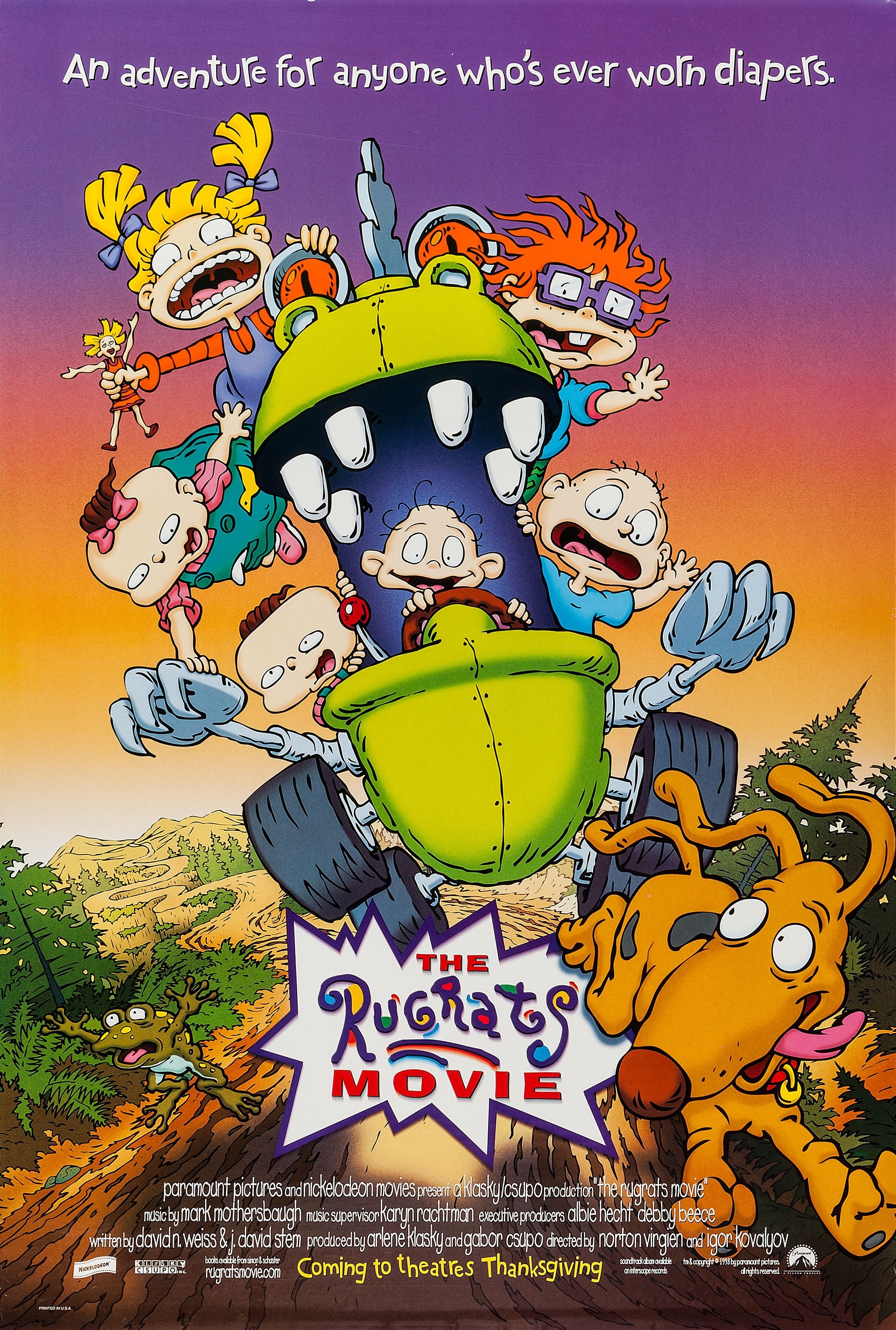 Mega Sized Movie Poster Image for The Rugrats Movie (#1 of 4)