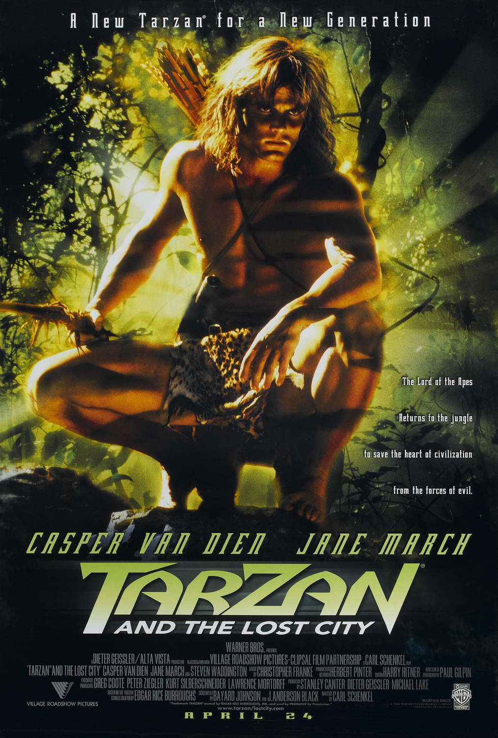 Extra Large Movie Poster Image for Tarzan and the Lost City 
