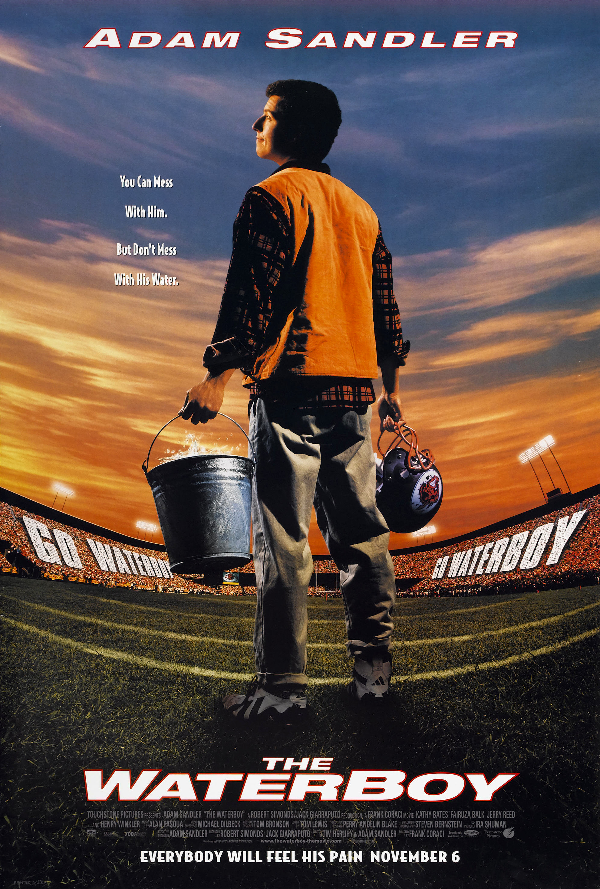 Mega Sized Movie Poster Image for The Waterboy (#1 of 4)