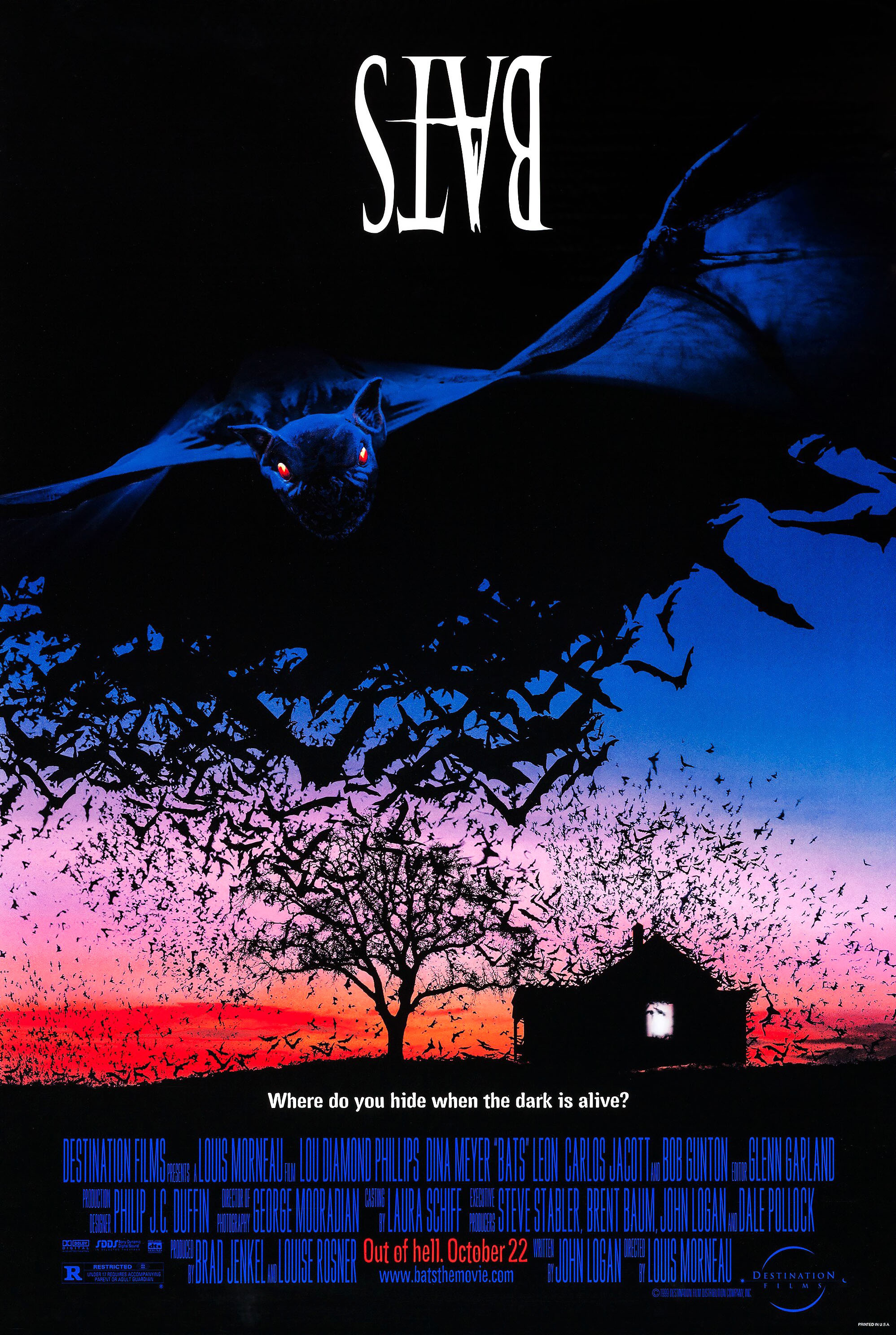 Mega Sized Movie Poster Image for Bats 