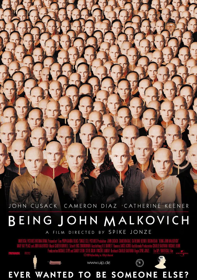 Extra Large Movie Poster Image for Being John Malkovich (#3 of 5)