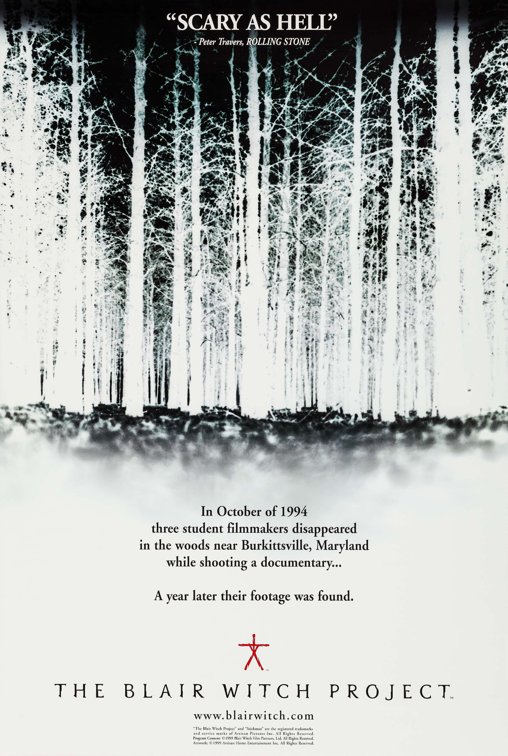 Mega Sized Movie Poster Image for The Blair Witch Project (#1 of 3)