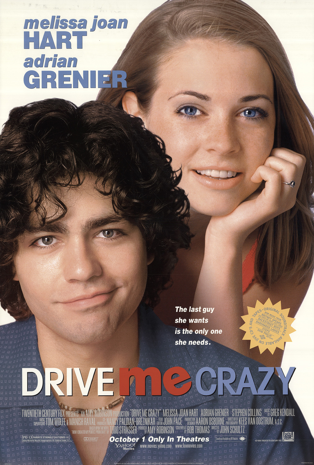 Extra Large Movie Poster Image for Drive me Crazy 