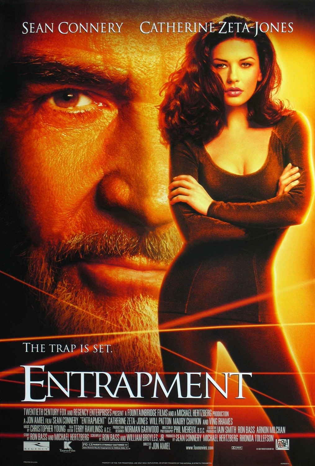 Extra Large Movie Poster Image for Entrapment (#1 of 2)