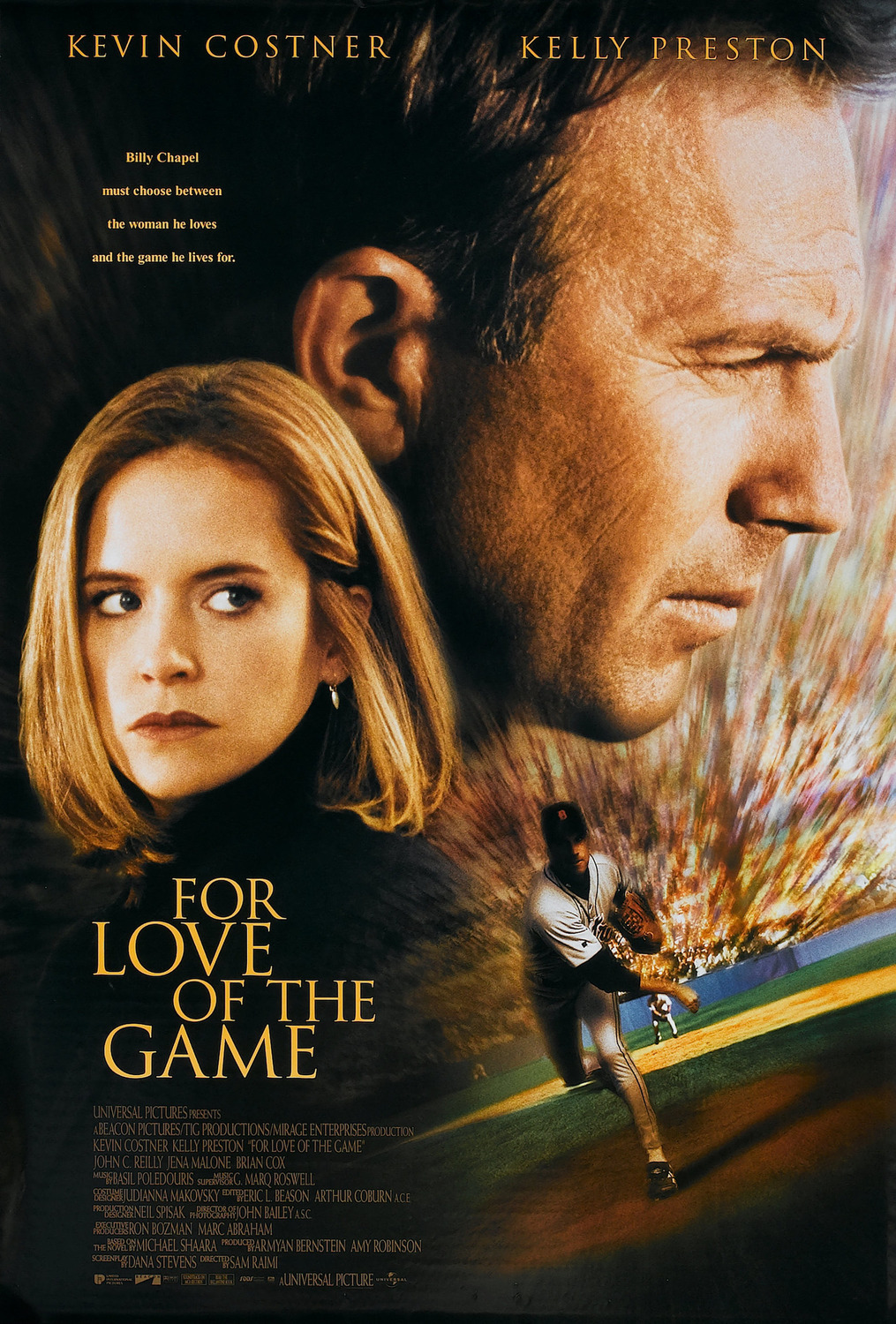 Extra Large Movie Poster Image for For Love of the Game (#2 of 2)
