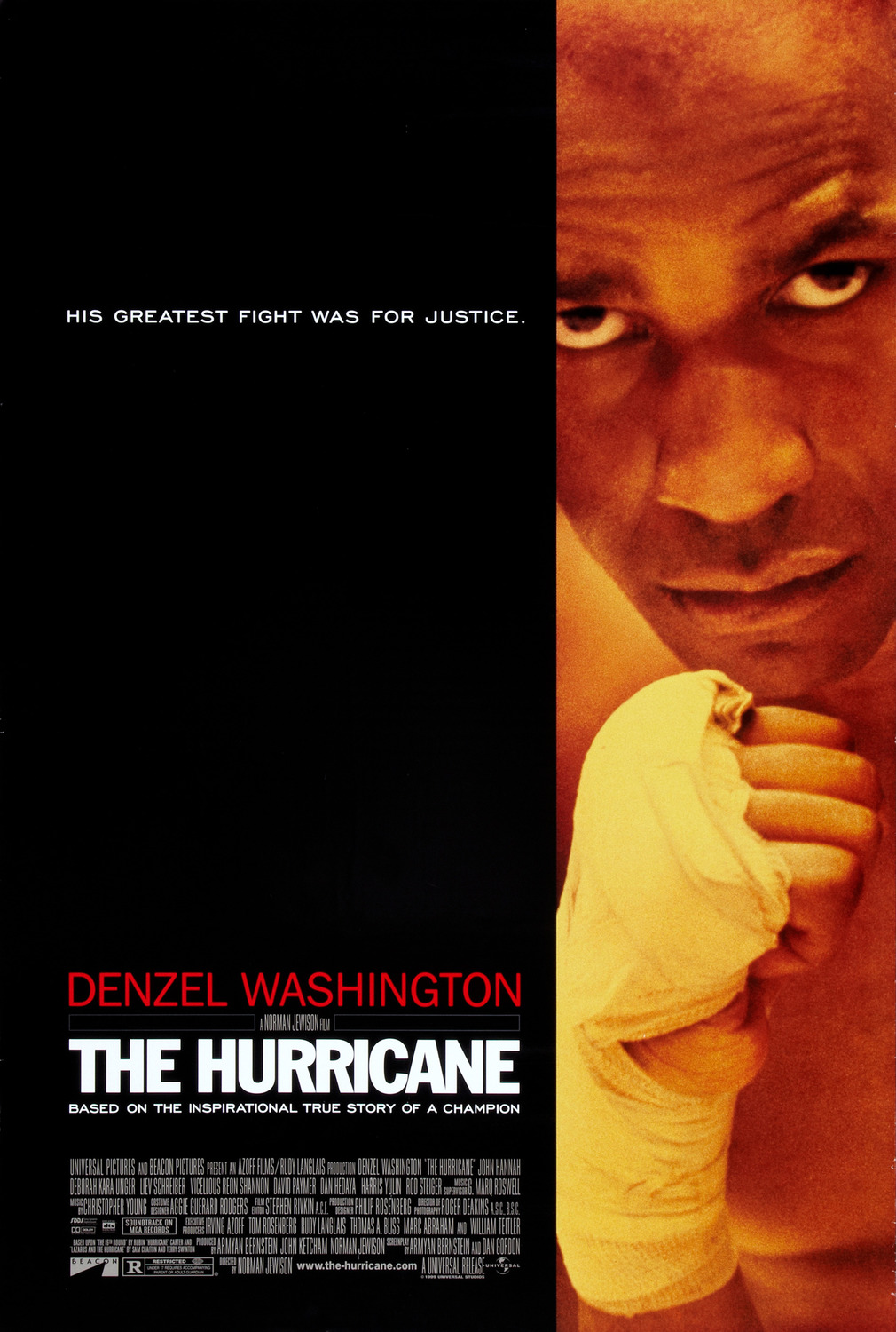 Extra Large Movie Poster Image for The Hurricane (#1 of 3)
