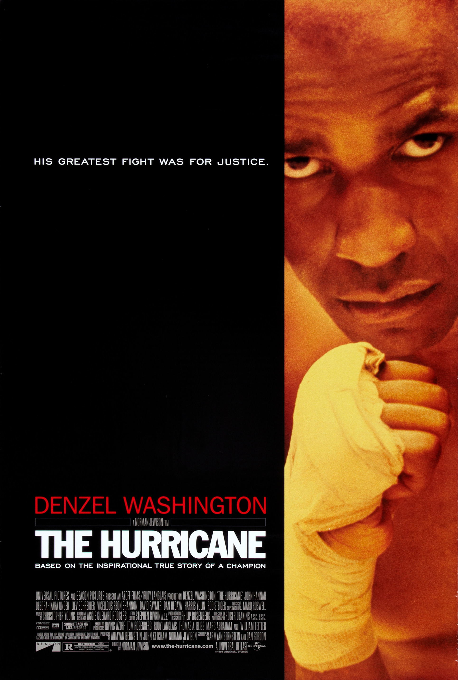 Mega Sized Movie Poster Image for The Hurricane (#1 of 3)