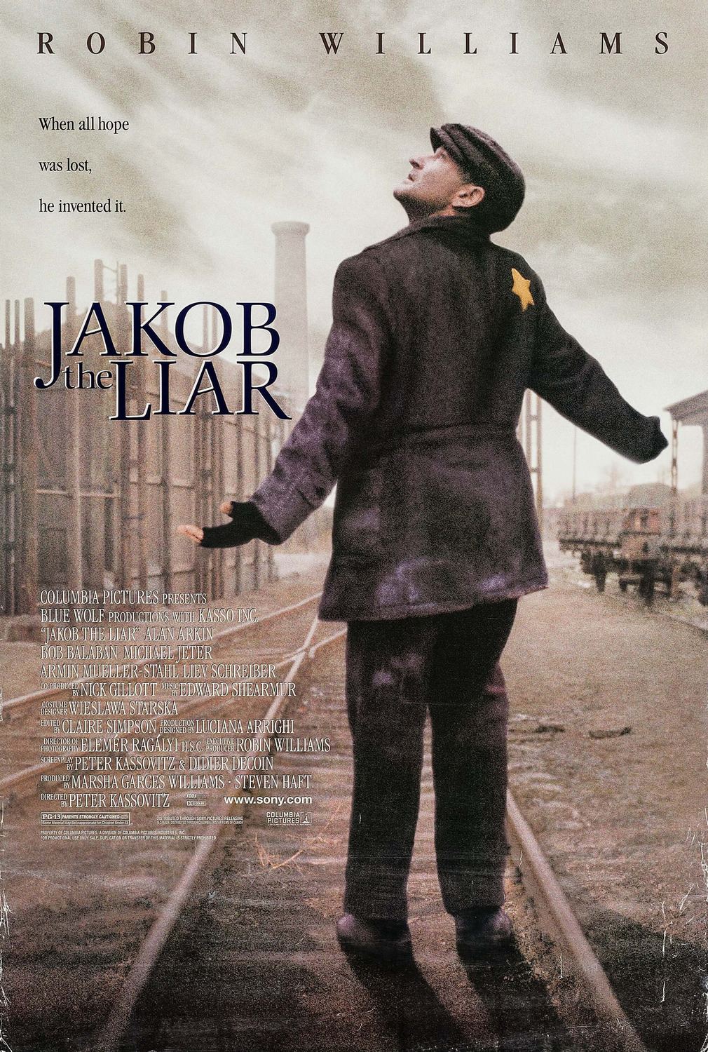 Extra Large Movie Poster Image for Jakob the Liar (#2 of 2)