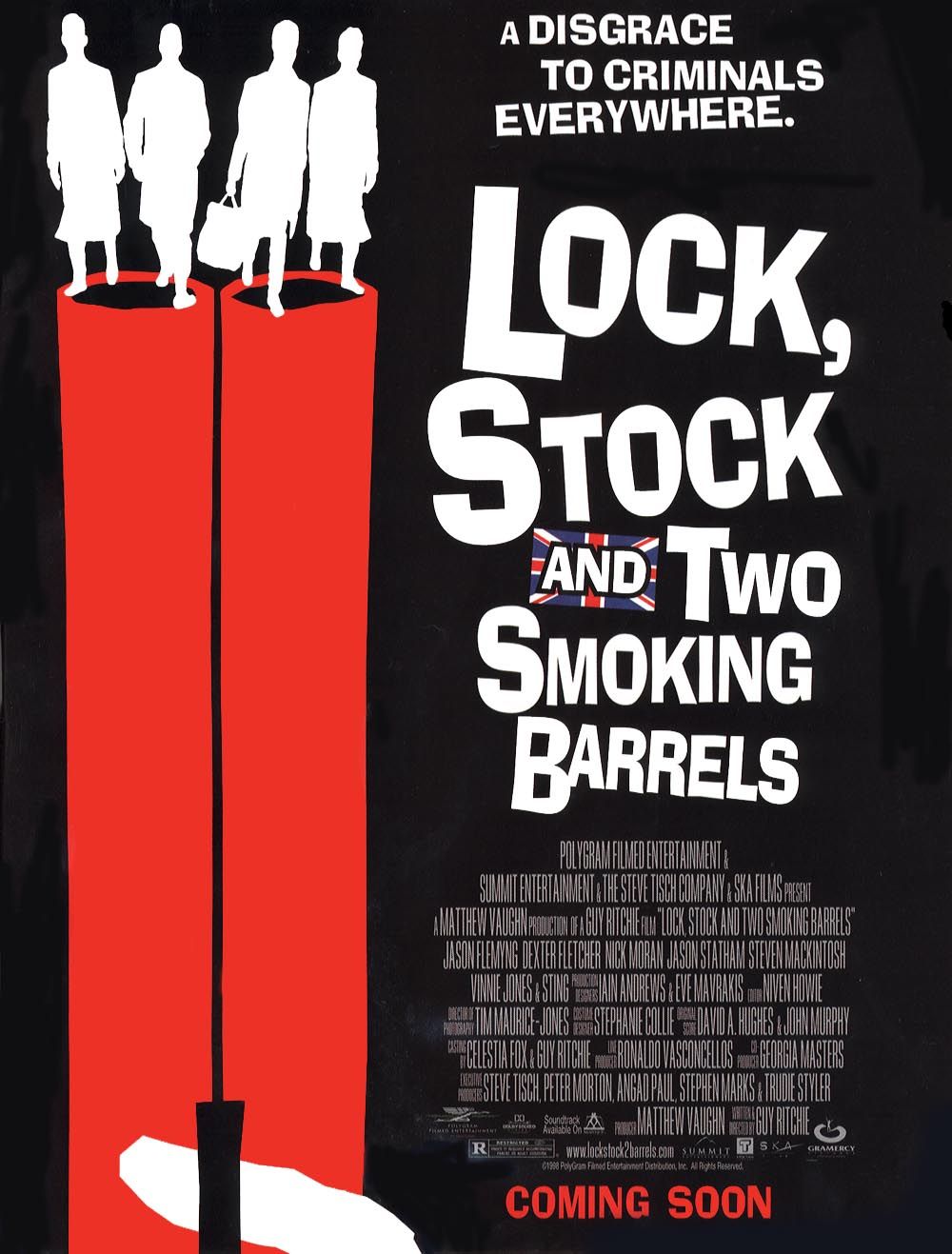 Extra Large Movie Poster Image for Lock, Stock, and Two Smoking Barrels (#1 of 3)
