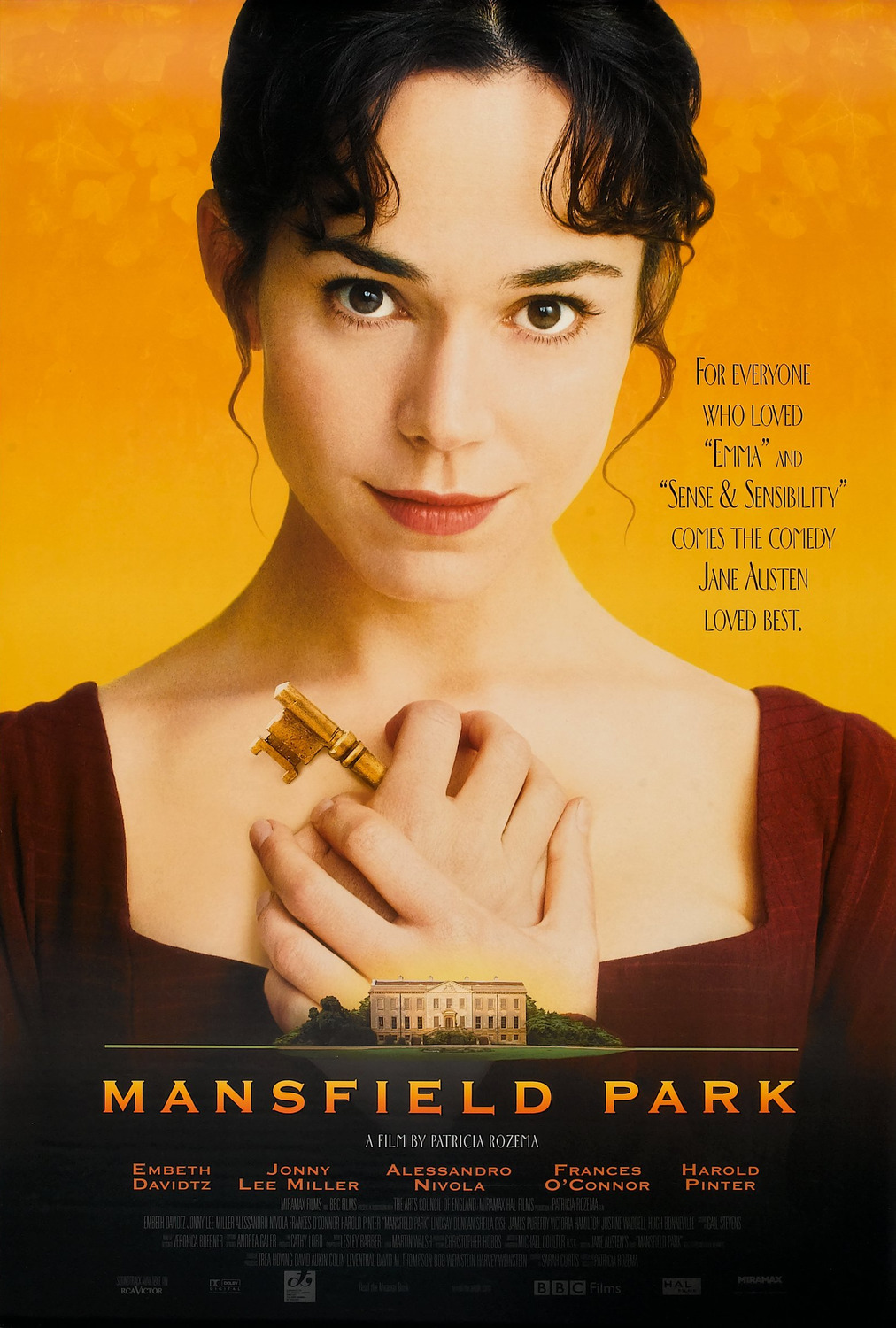 Extra Large Movie Poster Image for Mansfield Park 