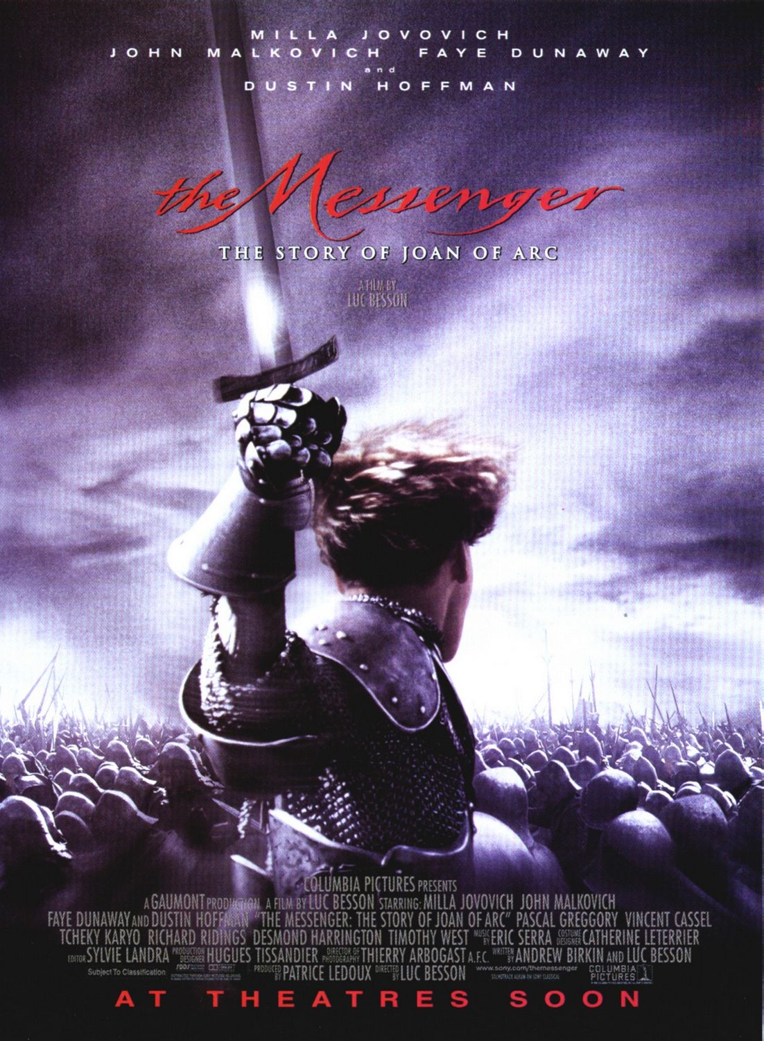 Extra Large Movie Poster Image for The Messenger: The Story of Joan of Arc (#1 of 2)