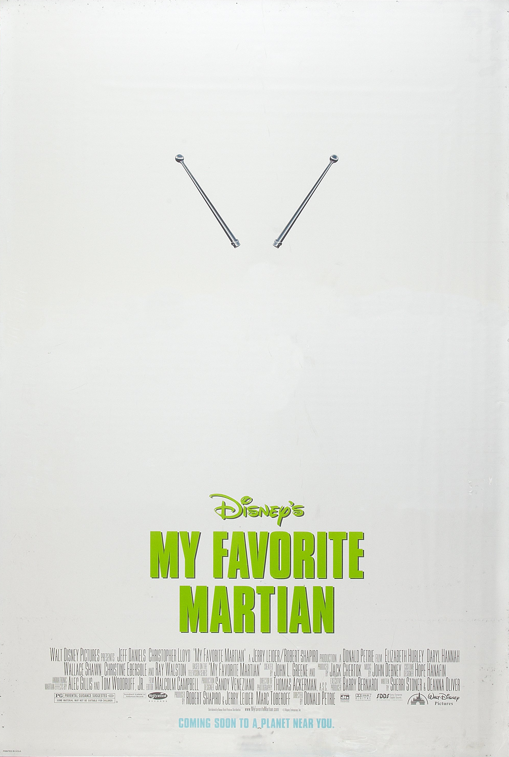 Mega Sized Movie Poster Image for My Favorite Martian (#4 of 4)