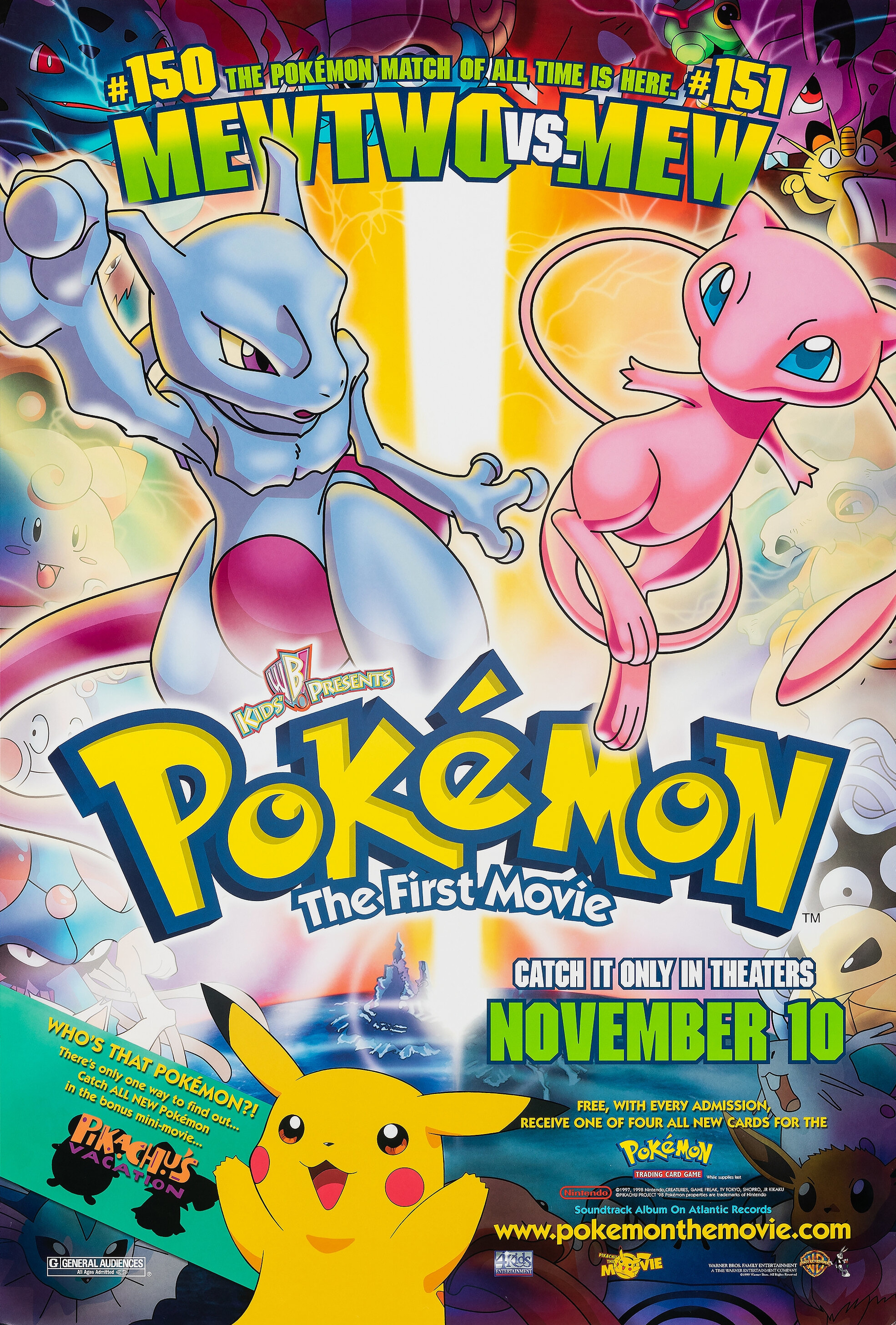 Mega Sized Movie Poster Image for Pokemon the First Movie (#2 of 2)
