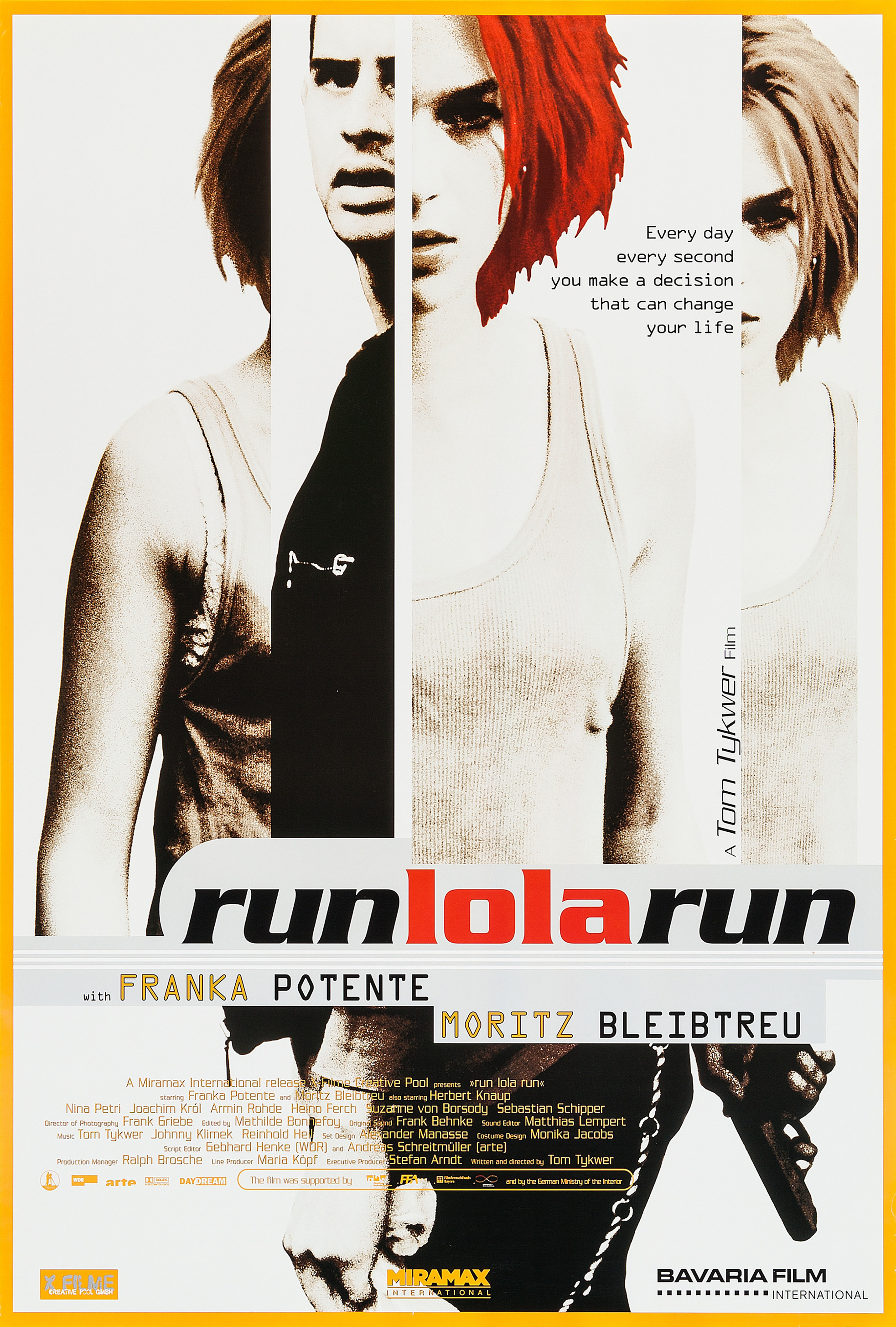 Mega Sized Movie Poster Image for Run Lola Run (#2 of 4)
