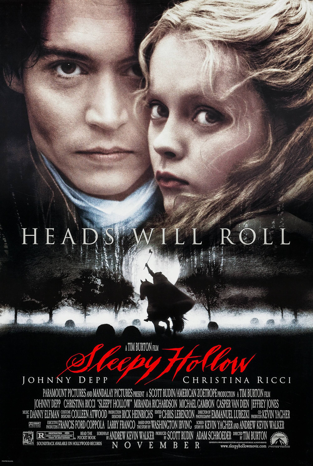 Extra Large Movie Poster Image for Sleepy Hollow (#2 of 2)
