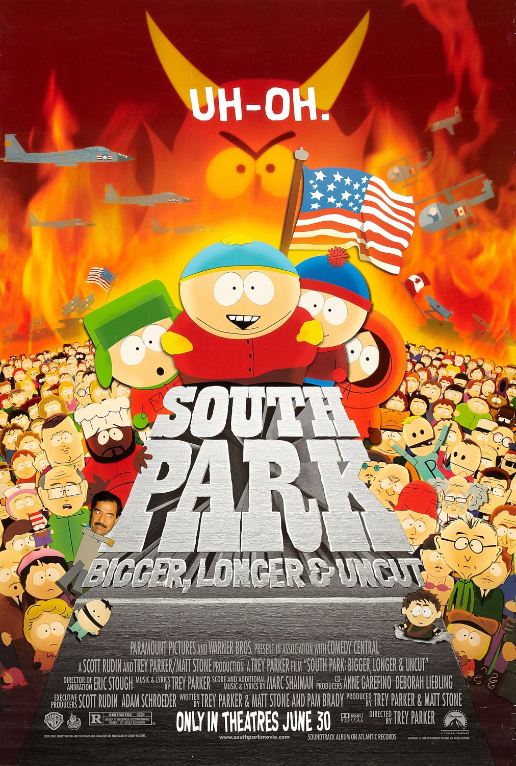Extra Large Movie Poster Image for South Park: Bigger, Longer, & Uncut 