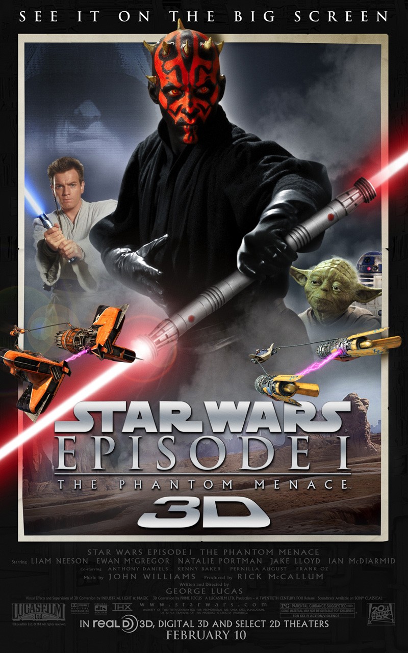 Extra Large Movie Poster Image for Star Wars Episode 1: The Phantom Menace (#3 of 12)
