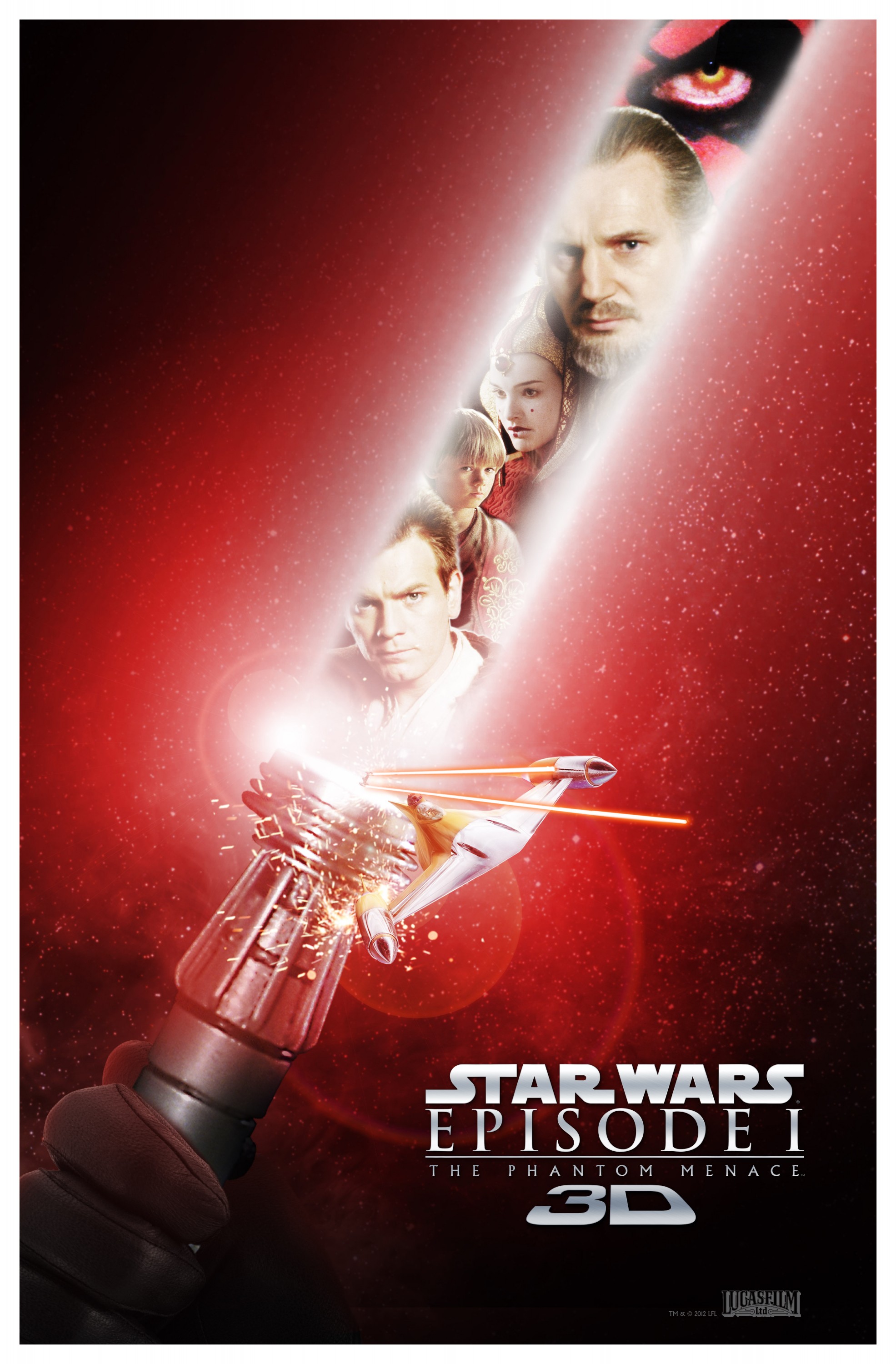Mega Sized Movie Poster Image for Star Wars Episode 1: The Phantom Menace (#9 of 13)