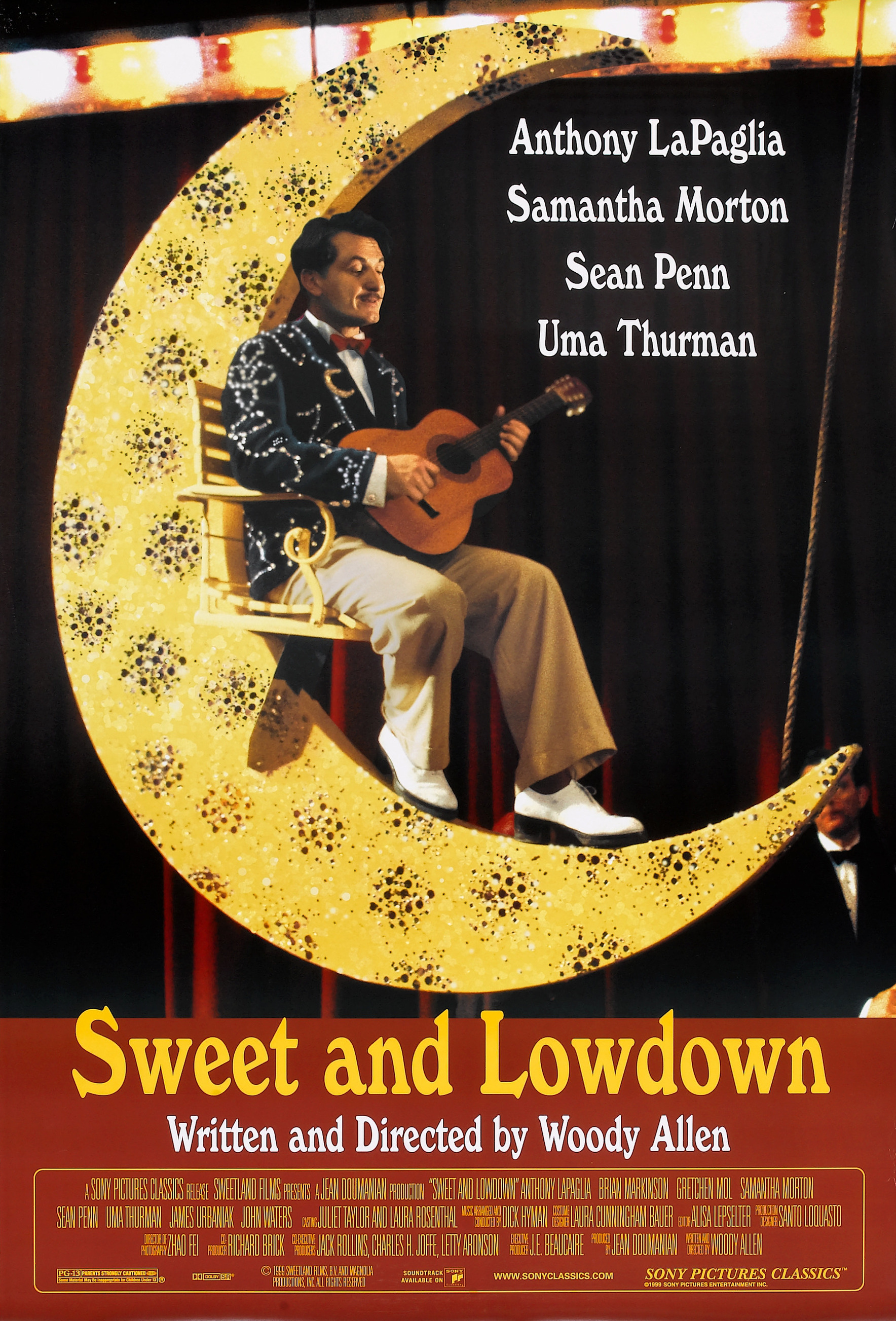 Mega Sized Movie Poster Image for Sweet and Lowdown 