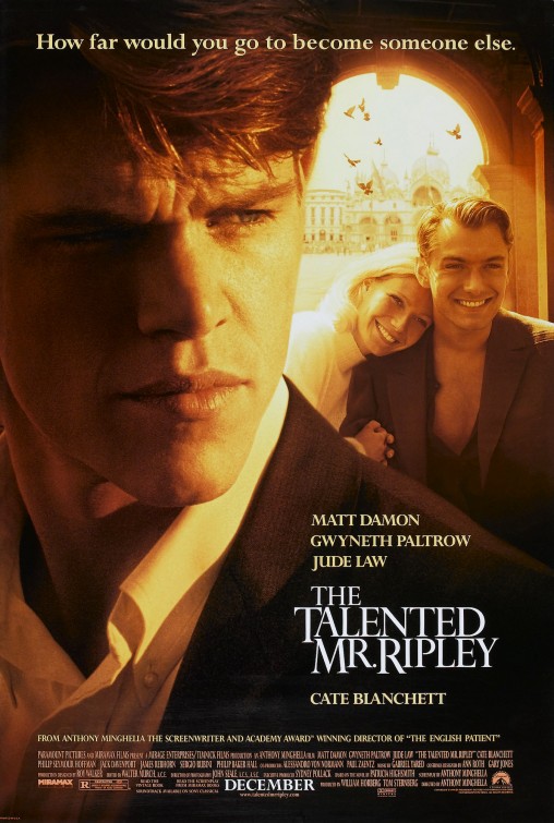  ... Awards > 1999 Movie Poster Gallery > The Talented Mr. Ripley Poster